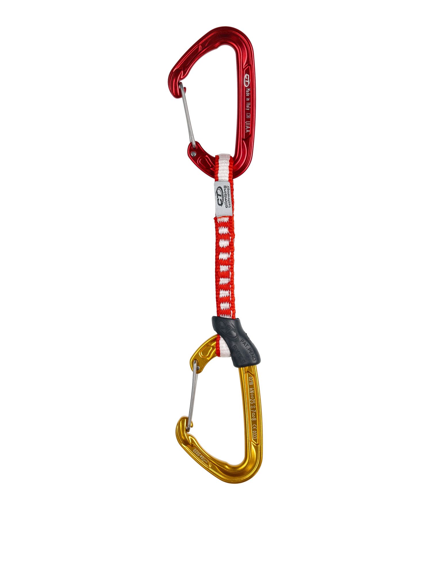 Penjački kompleti Climbing Technology/SKYLOTEC Fly-Weight Evo Set 12cm x6 - red/gold
