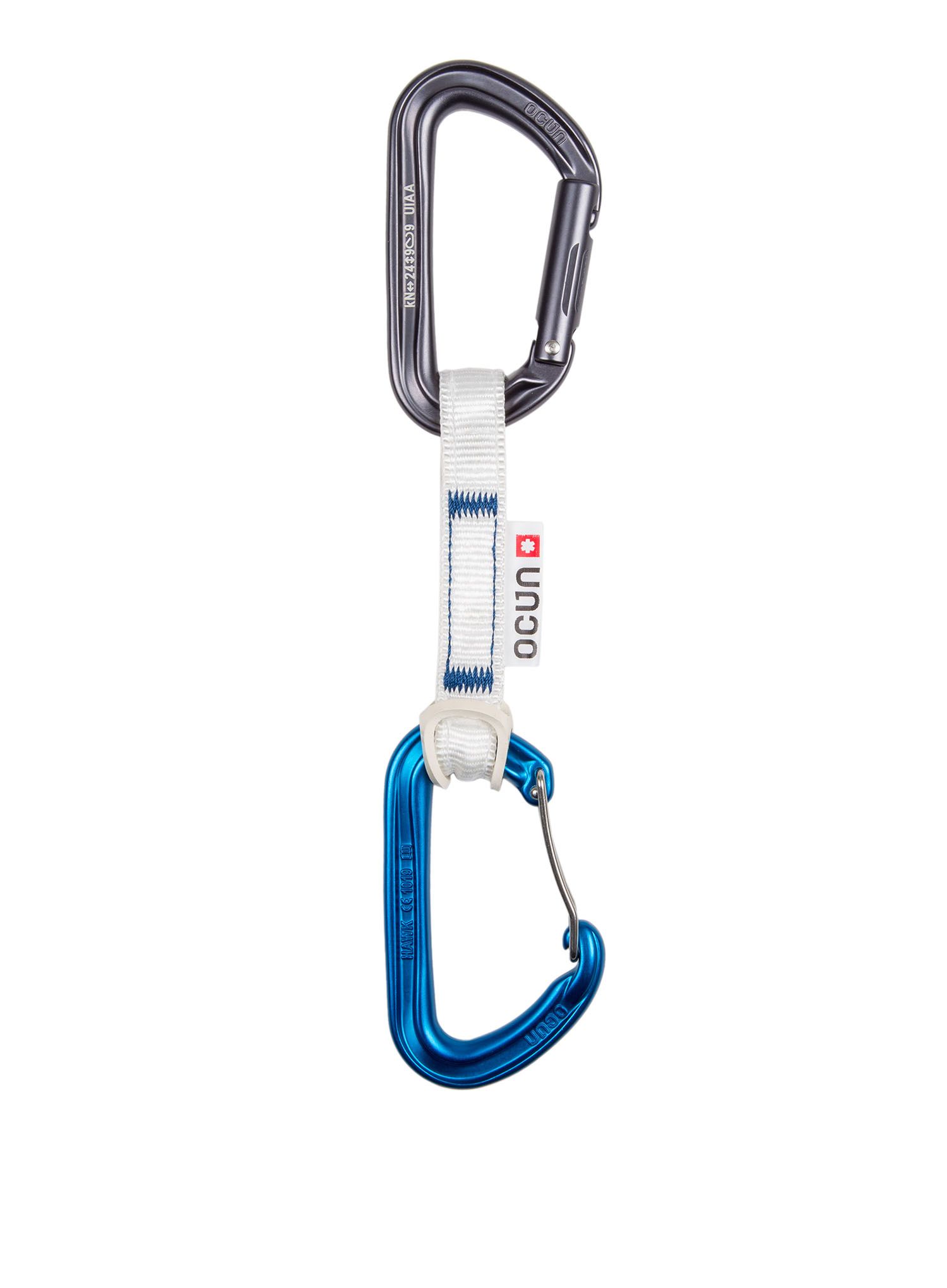 Penjački kompleti Ocun Hawk QD Combi Bio-Dyn-Ring 15 mm 10 cm 6-pack - blue