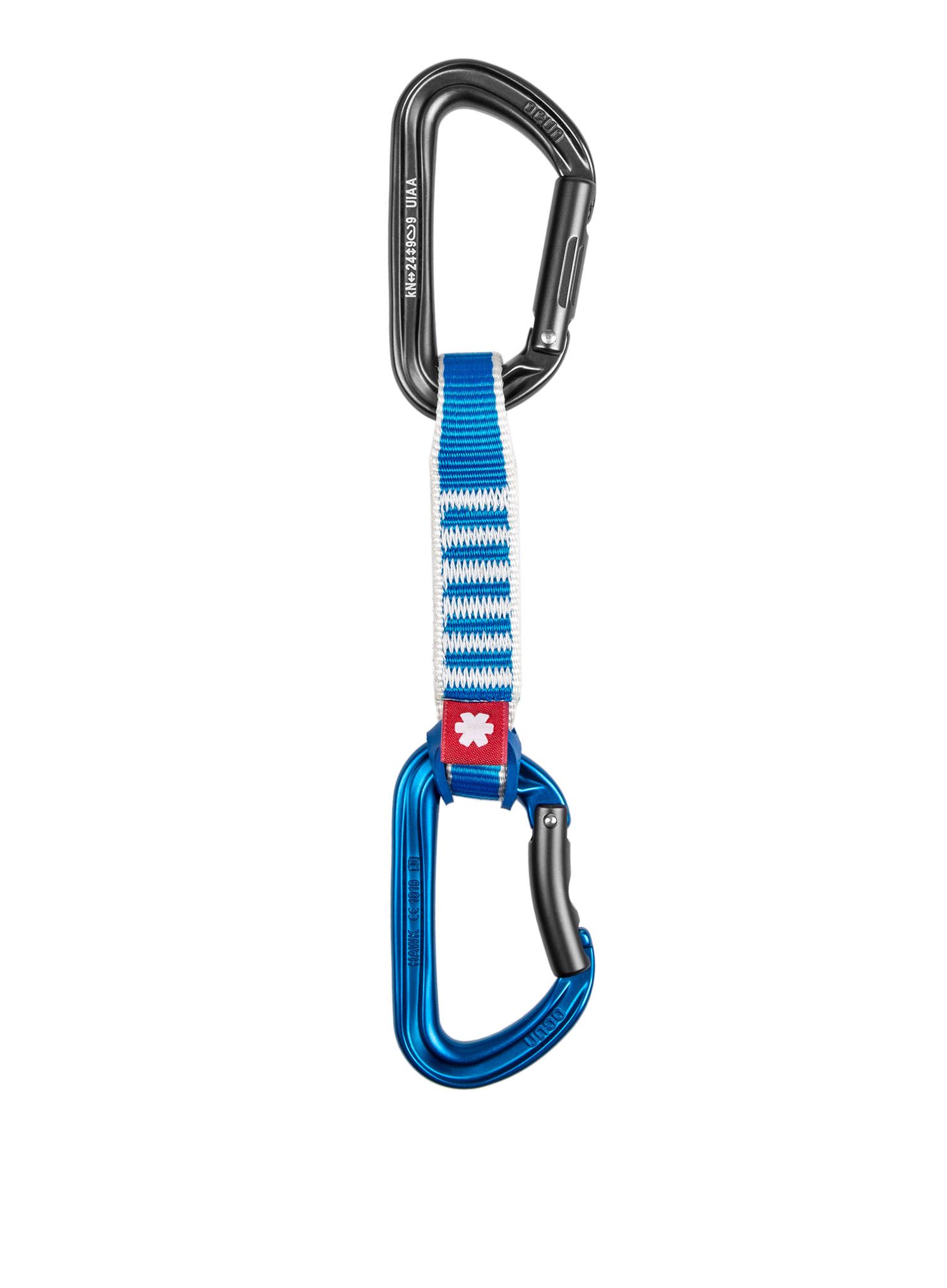 Penjački kompleti Ocun Hawk QD Zoom PA 15/22 mm 12 cm 6-pack - blue