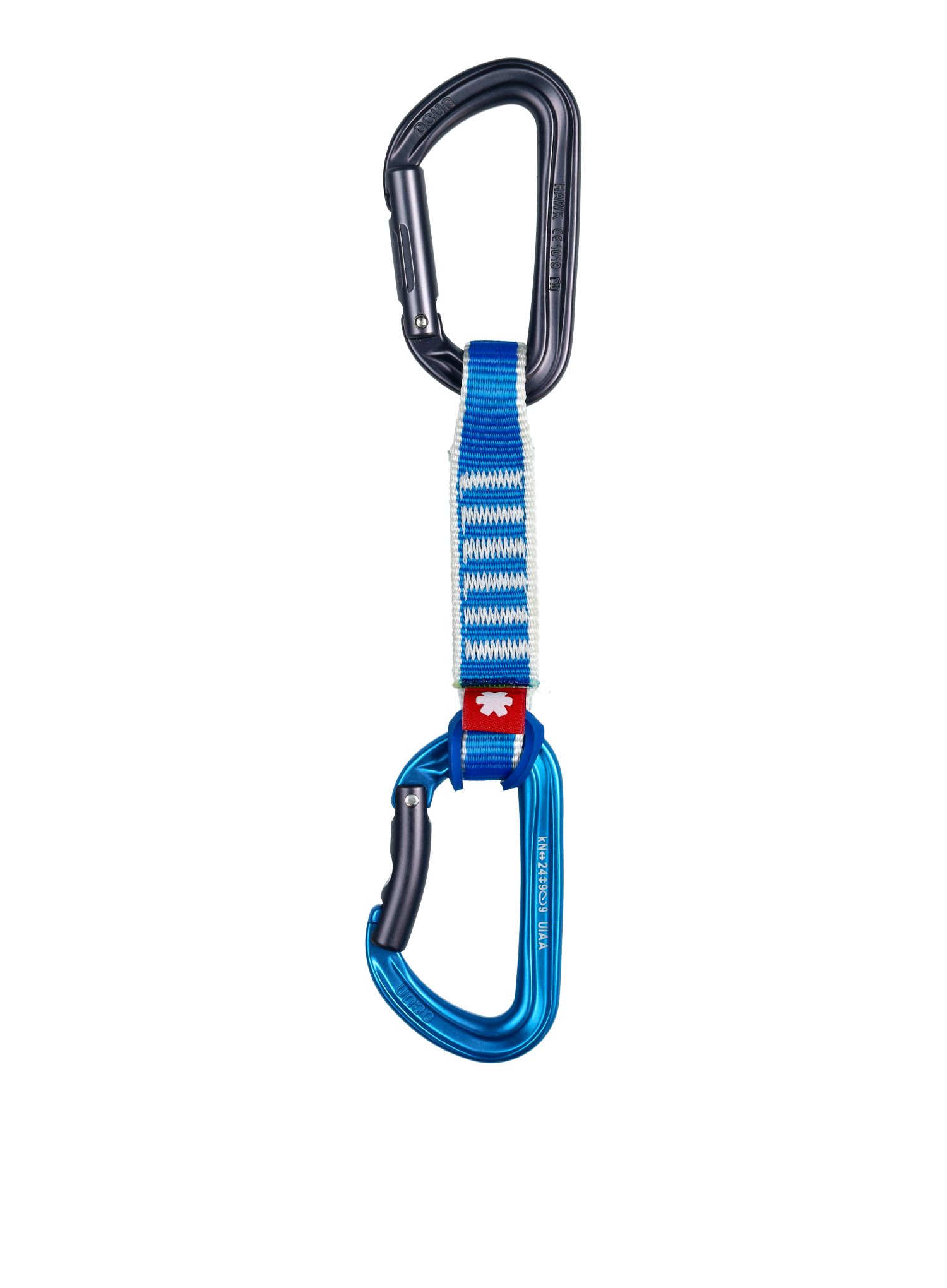 Penjački kompleti Ocun Hawk QD Zoom PA 15/22 12 cm 5-pack - blue