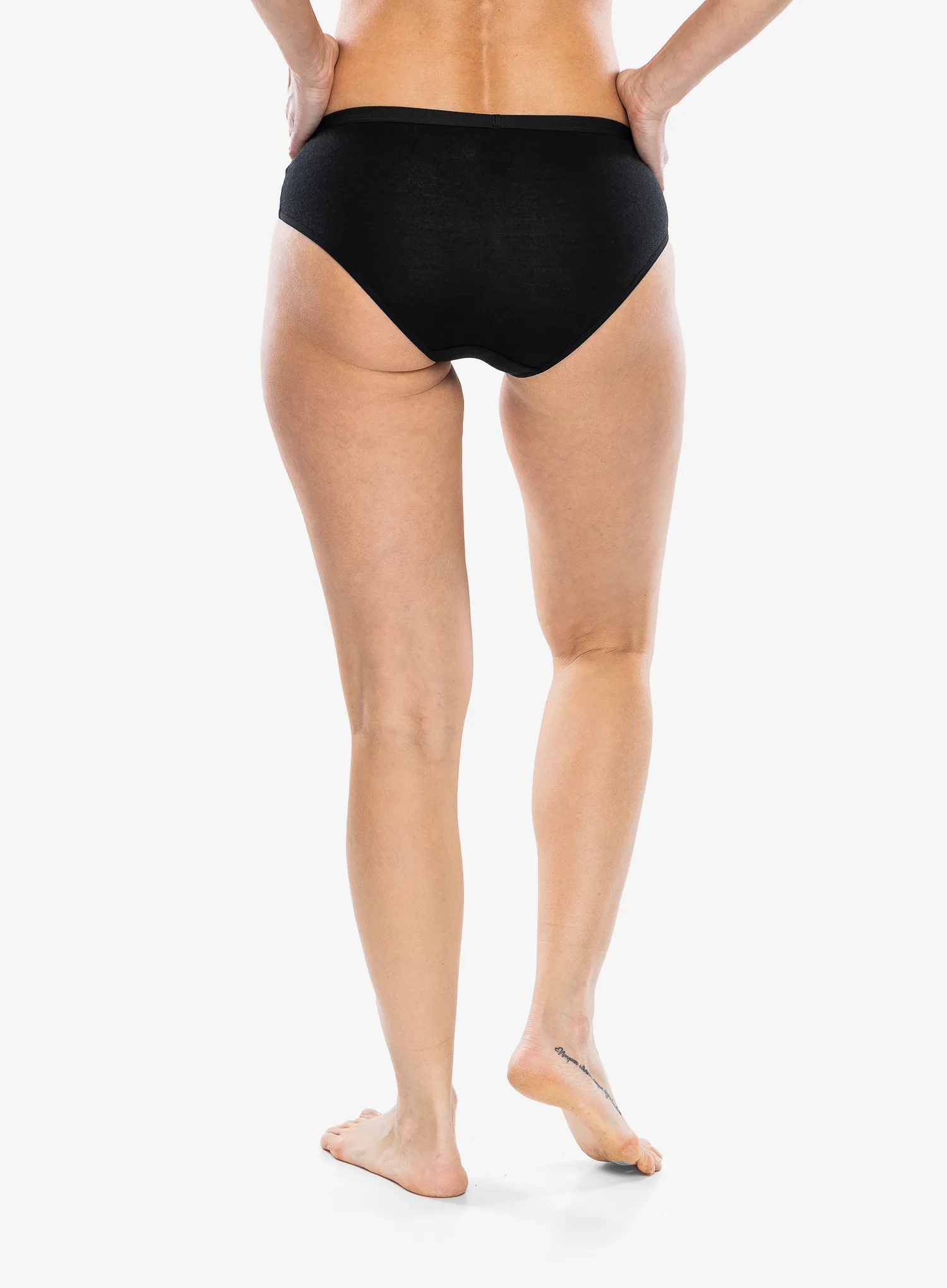 Ženske termoaktivne gaćice Icebreaker Siren Hipkini - black