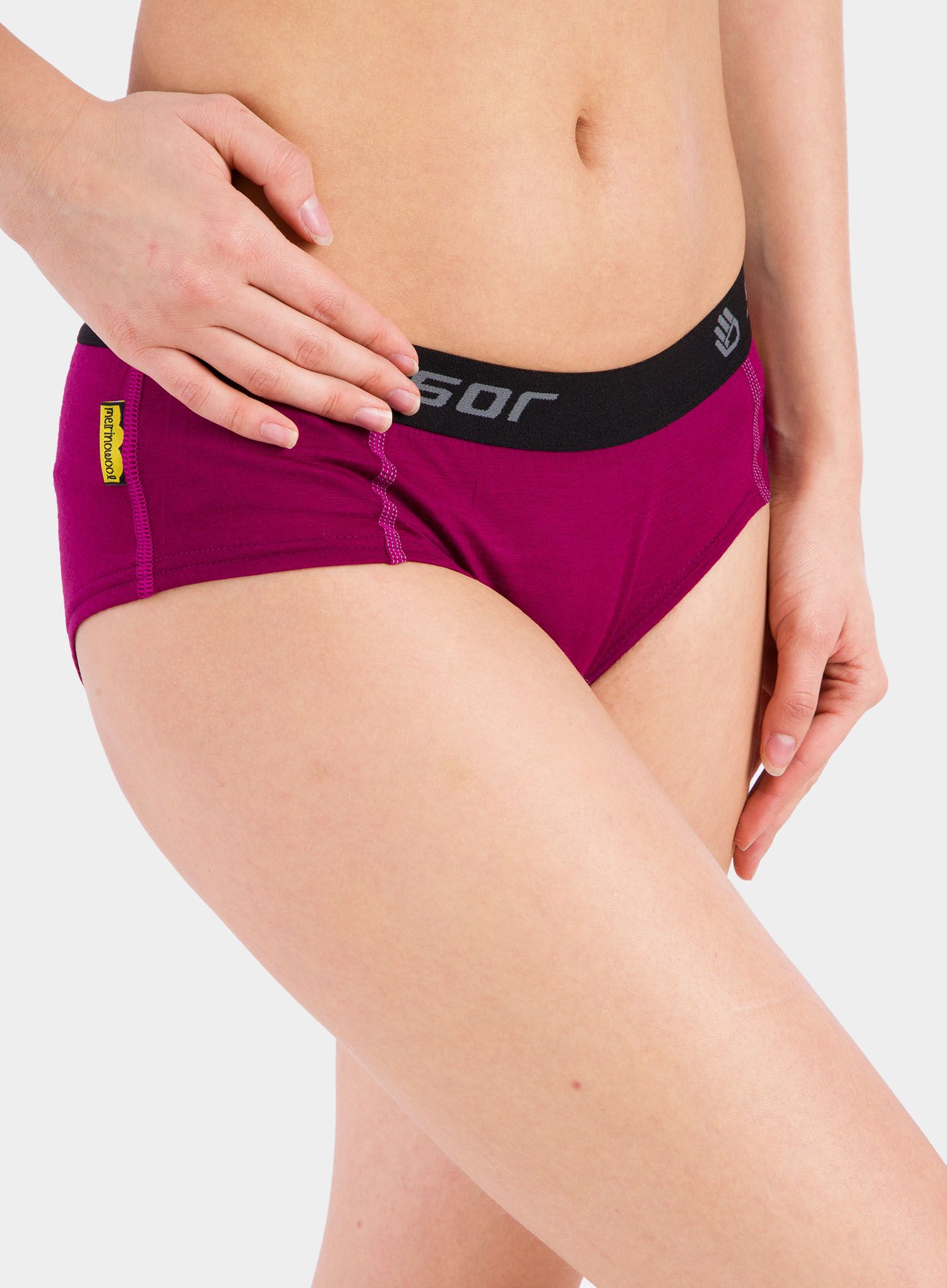 Ženske termoaktivne gaćice Sensor Merino Active Panties - lilla