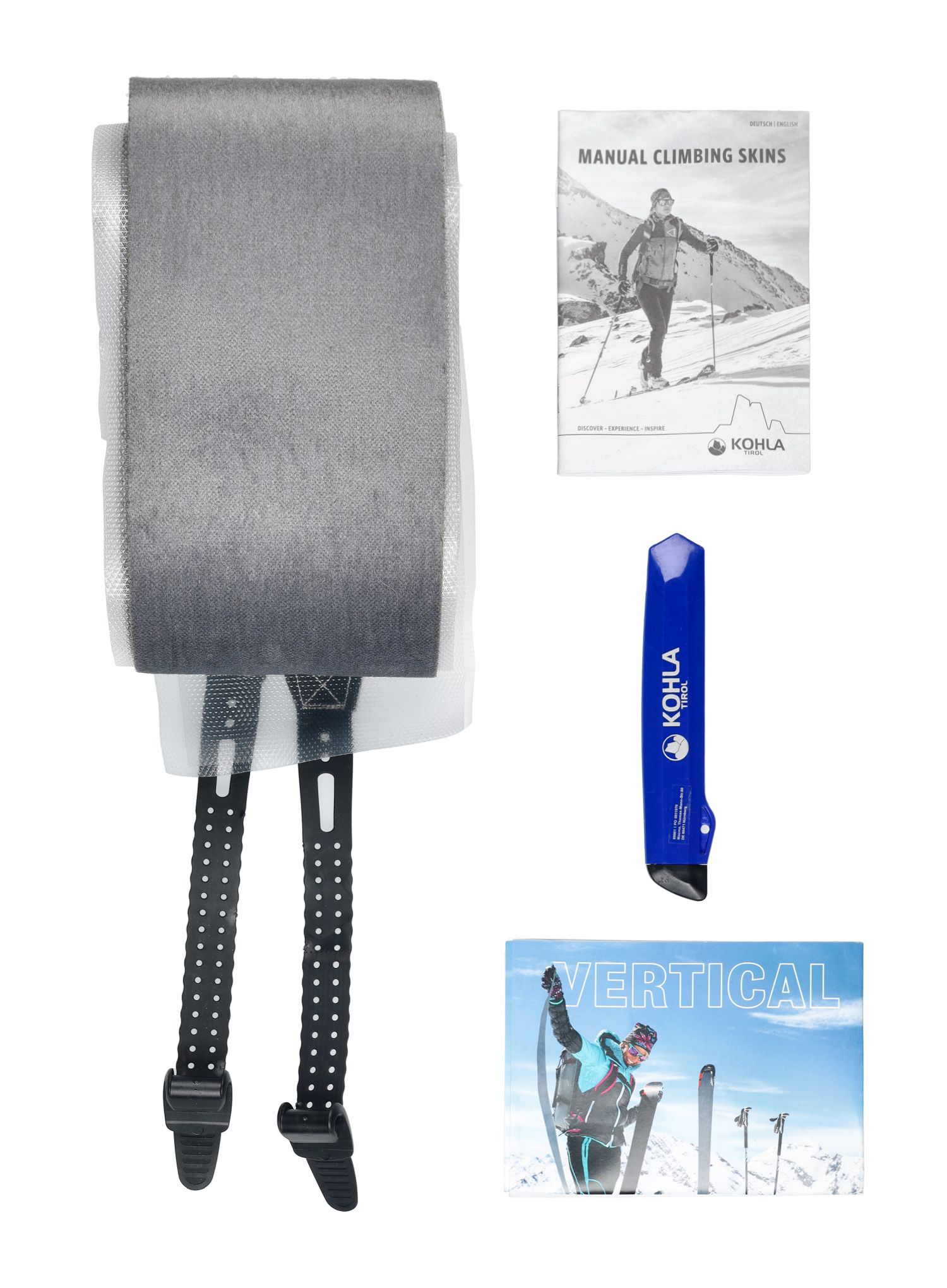 Kože za turno skijanje Kohla Vertical Mix Multifit 120 mm  - grey