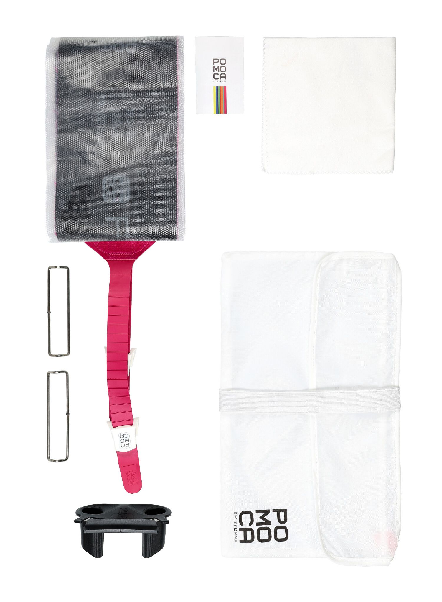 Kože za turno skijanje Pomoca Free Pro 2.0 Ready2Climb - 123 mm - pink
