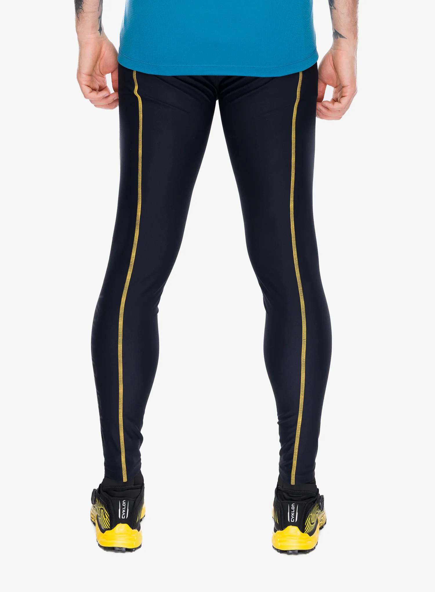 Tajice za trčanje La Sportiva Triumph Tight Pant - yellow/black