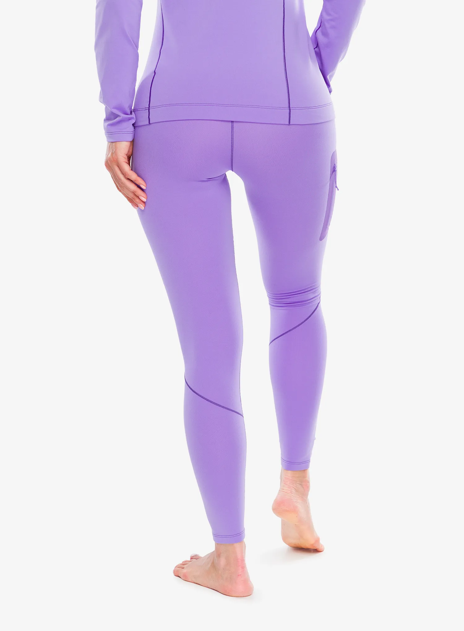 Ženske termo tajice Arcteryx Rho Bottom - aster