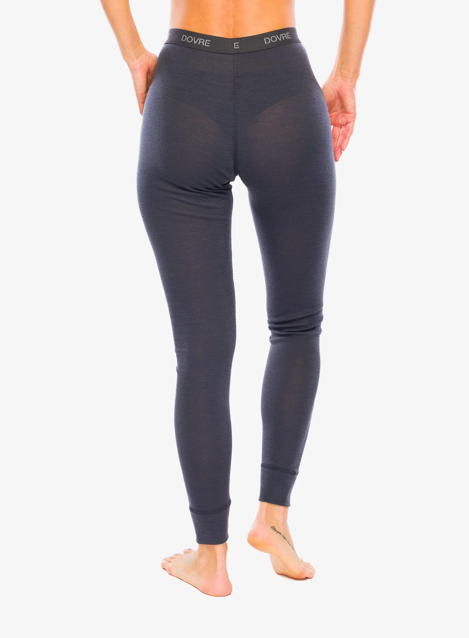 Ženske termo tajice Dovre 100% Merino Wool Active - grey
