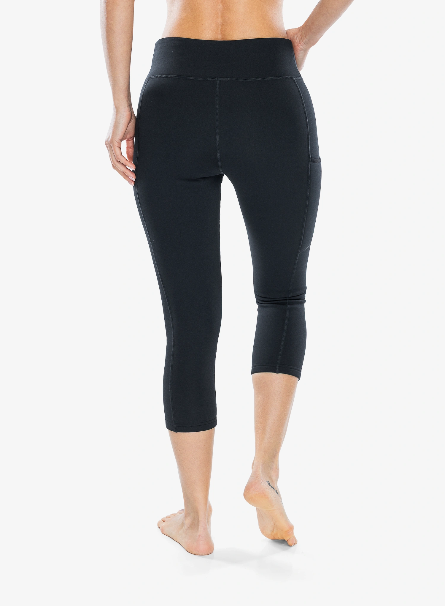 Ženske termo tajice Mountain Equipment Jorasses Lite 3/4 Tight - black
