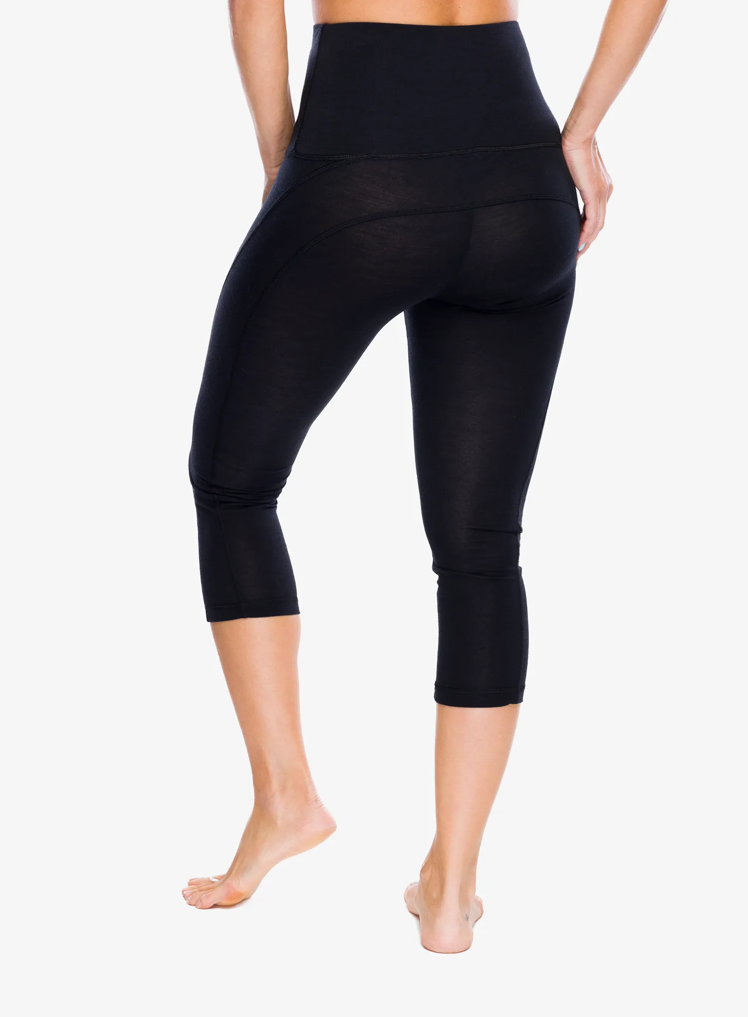 Ženske termo tajice Super.natural Tundra175 Comfy Tight 3/4 - jet black