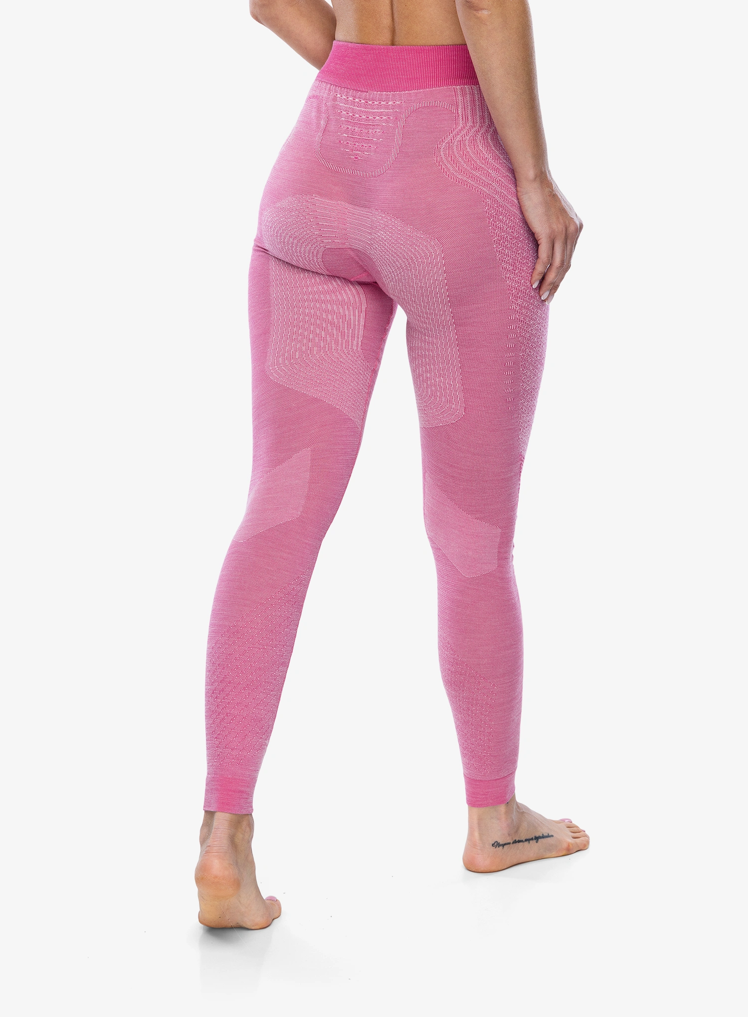 Ženske termo tajice UYN Fusyon Biotech UW Pants Long - fuchsia purple