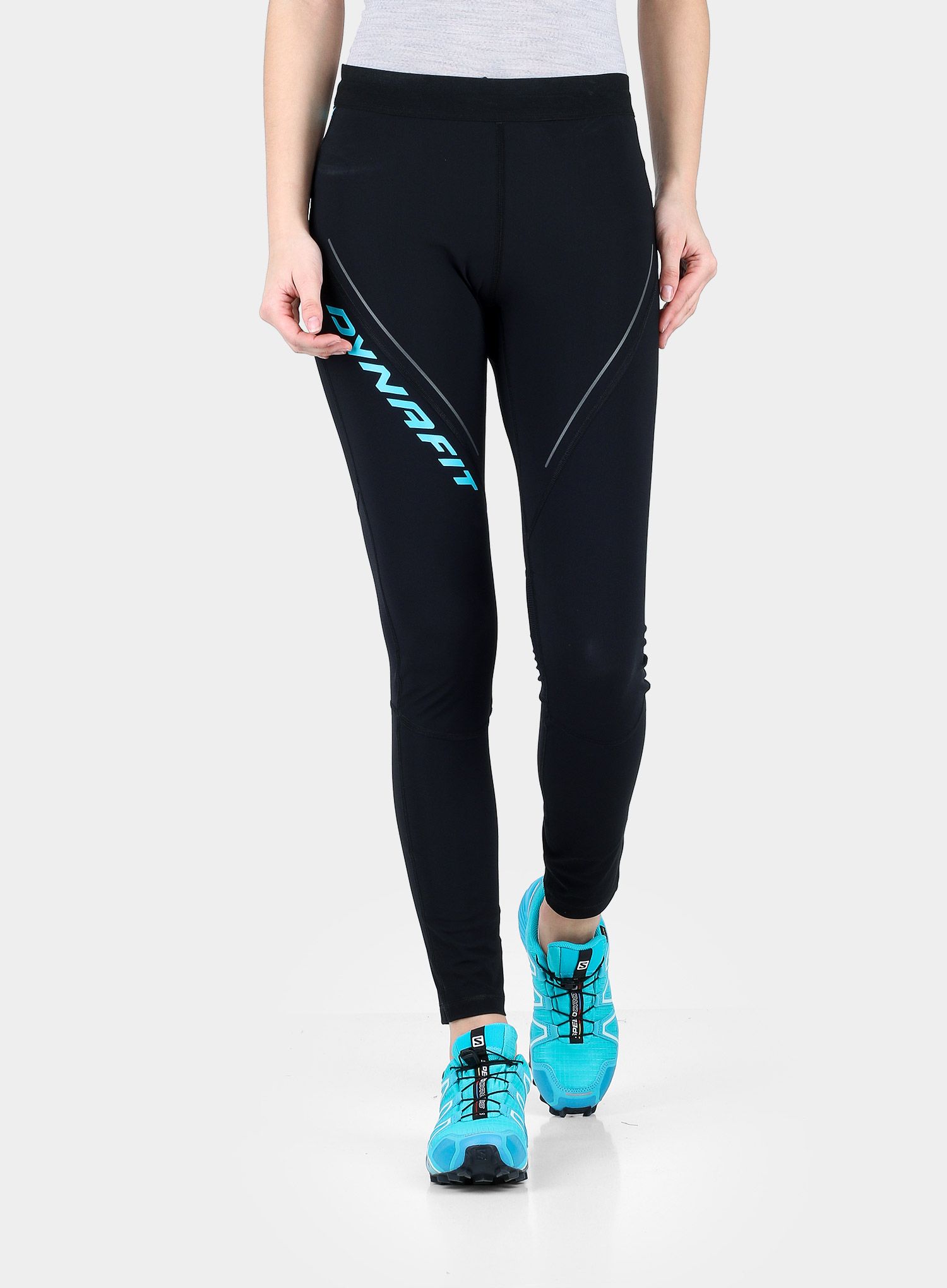 Ženske tajice za trčanje Dynafit Ultra Long Tights - black out