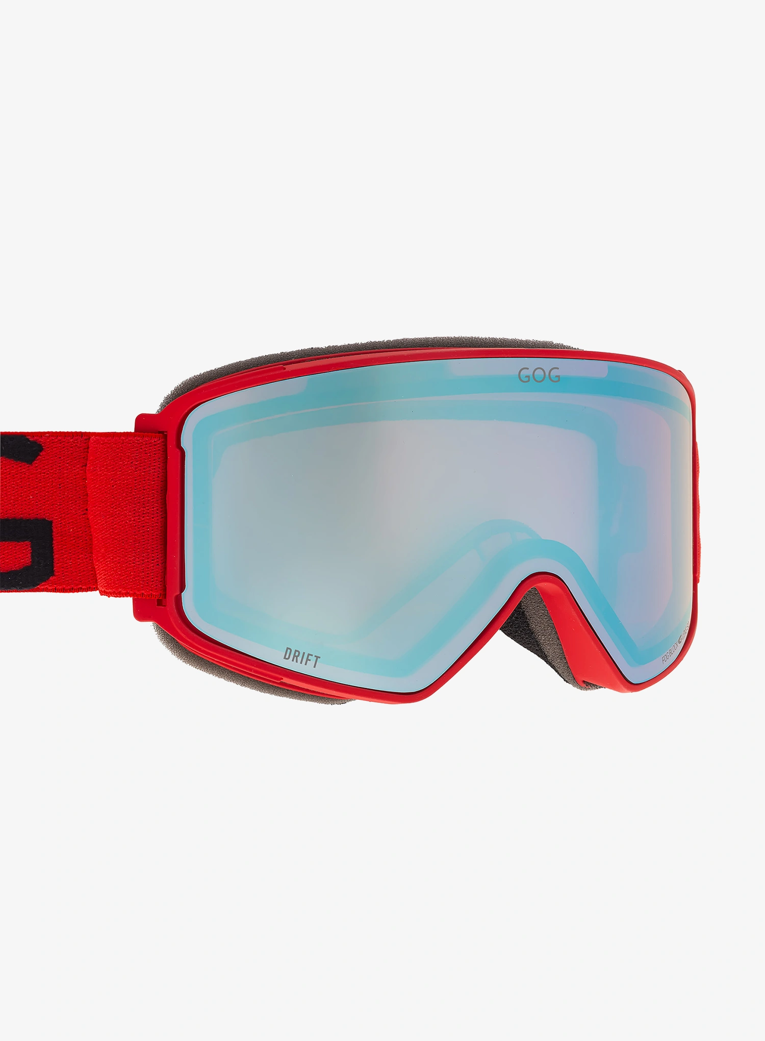 Skijaške naočale GOG Drift - matt red/reflex blue S2