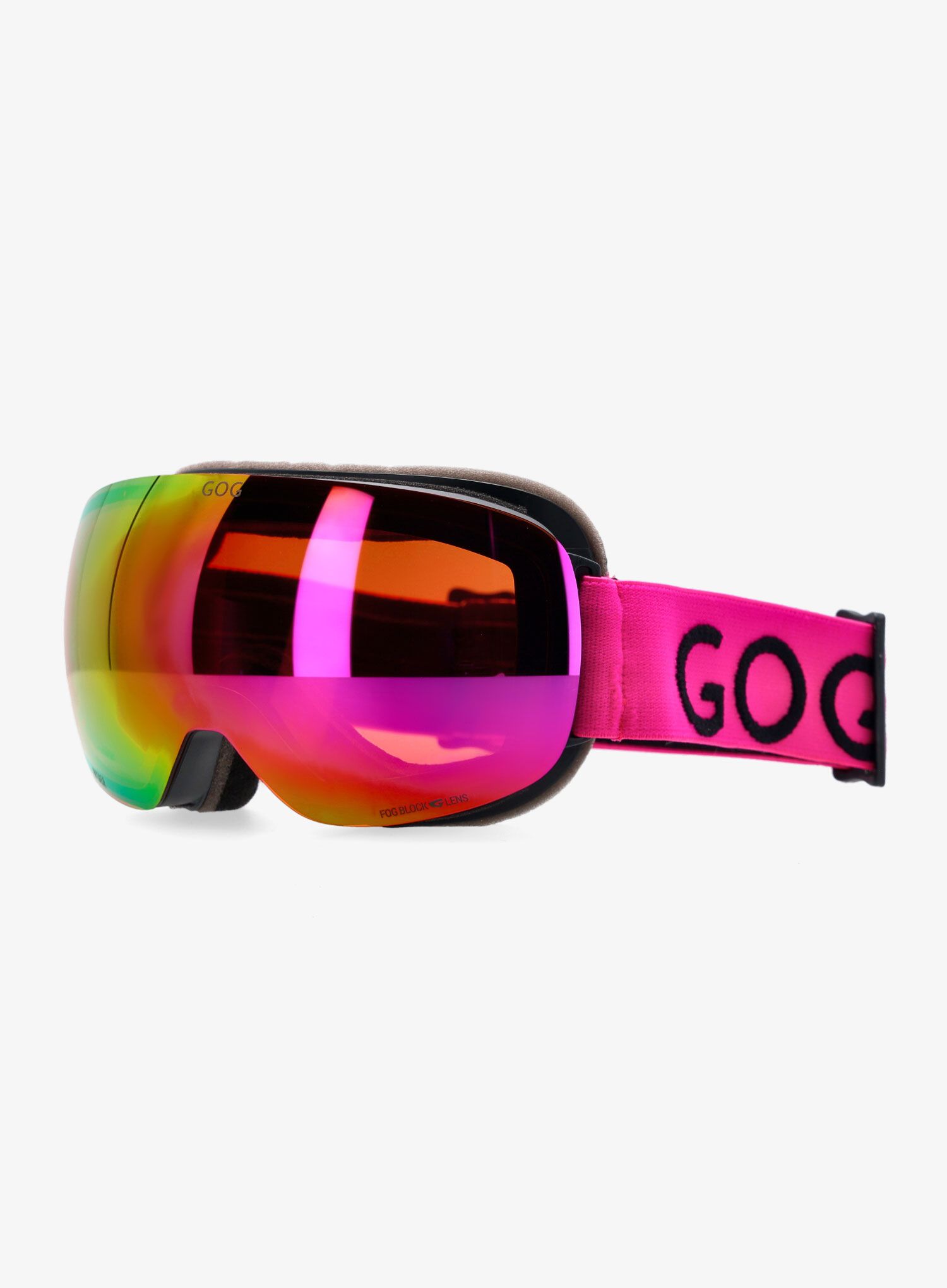 Skijaške naočale GOG Ryder - matt black/polychromatic pink
