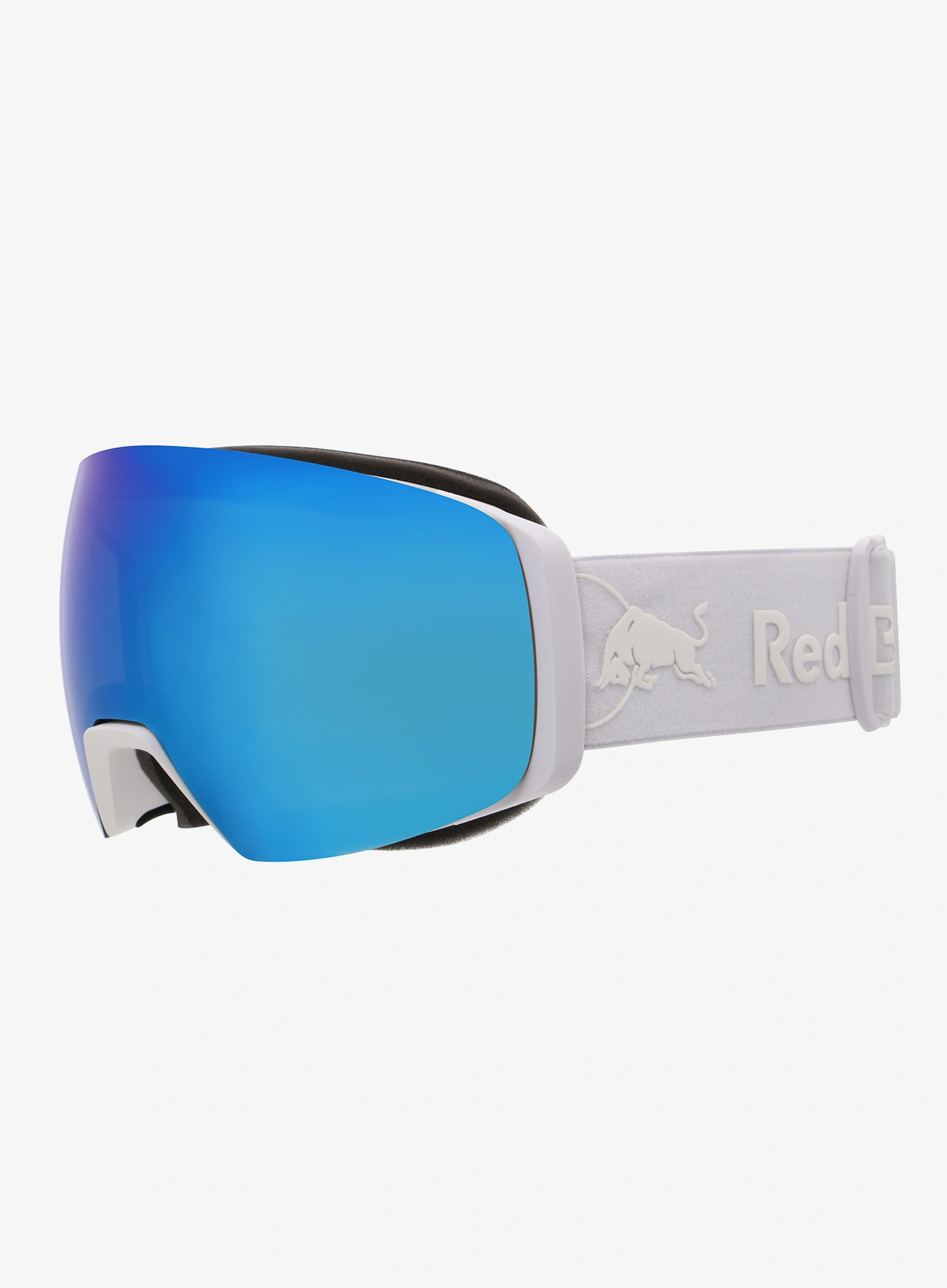 Skijaške naočale Red Bull Spect Jon - white/smoke with blue mirror