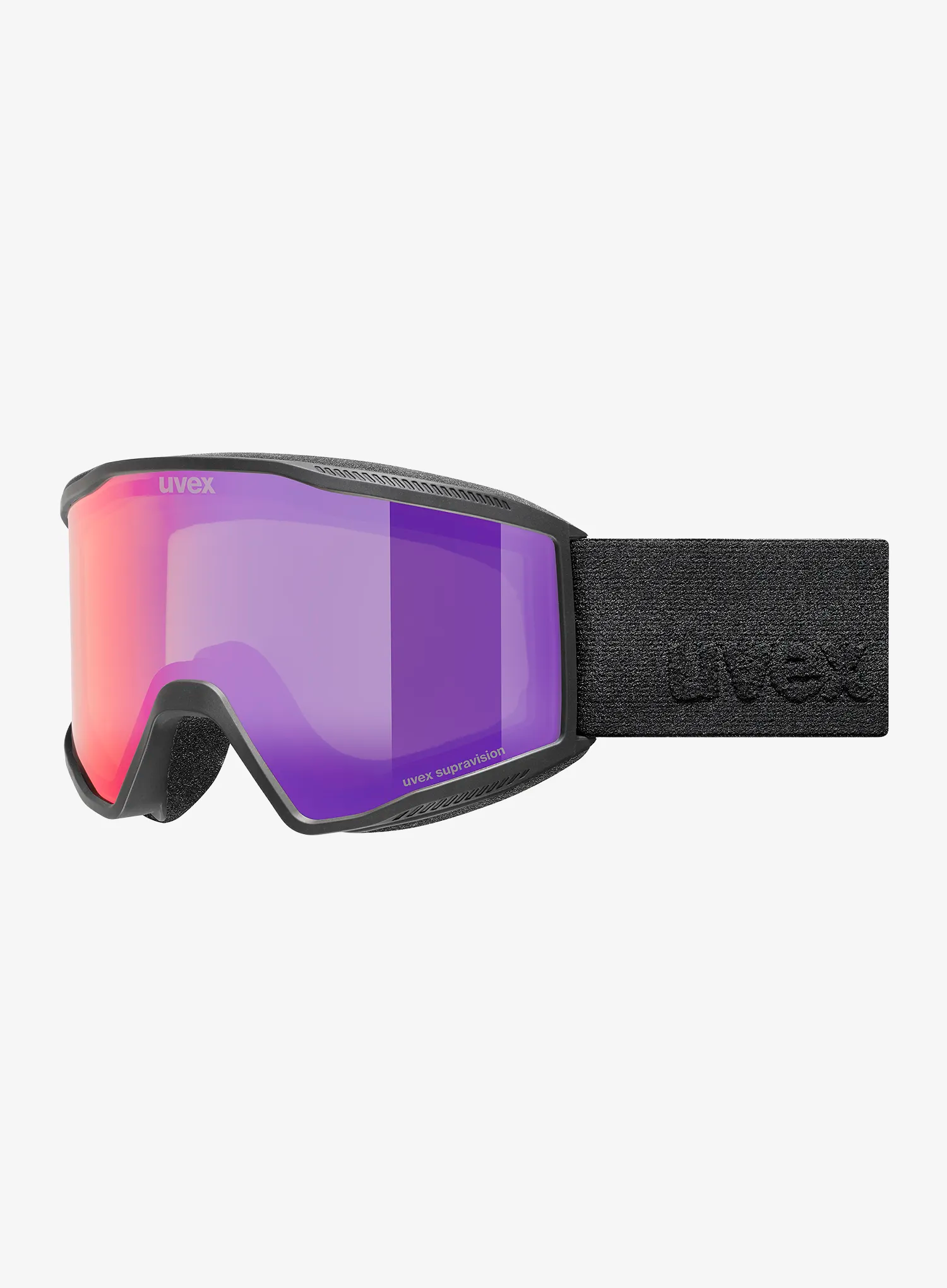 Skijaške naočale Uvex Blast FM - black matt/ruby green S2