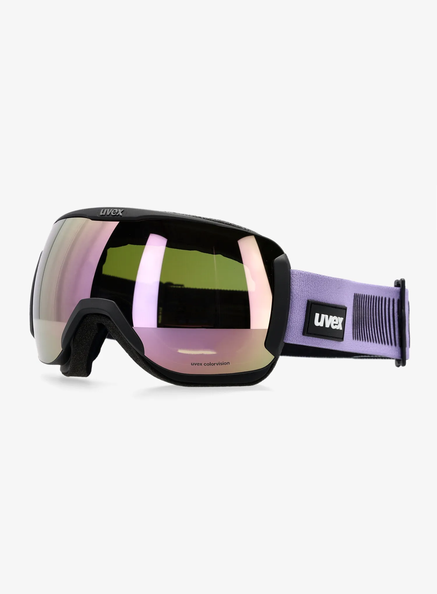 Skijaške naočale Uvex Downhill 2100 CV - black/lavender/colorvis/green