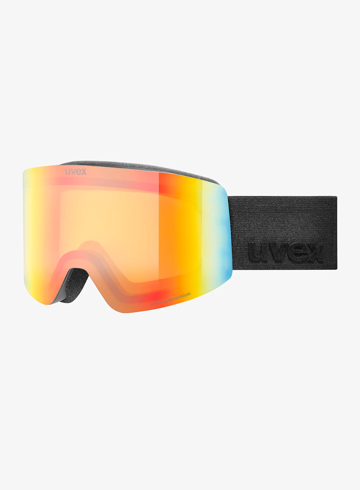 Skijaške naočale Uvex Provoqe FM - black/rainbow yellow S2