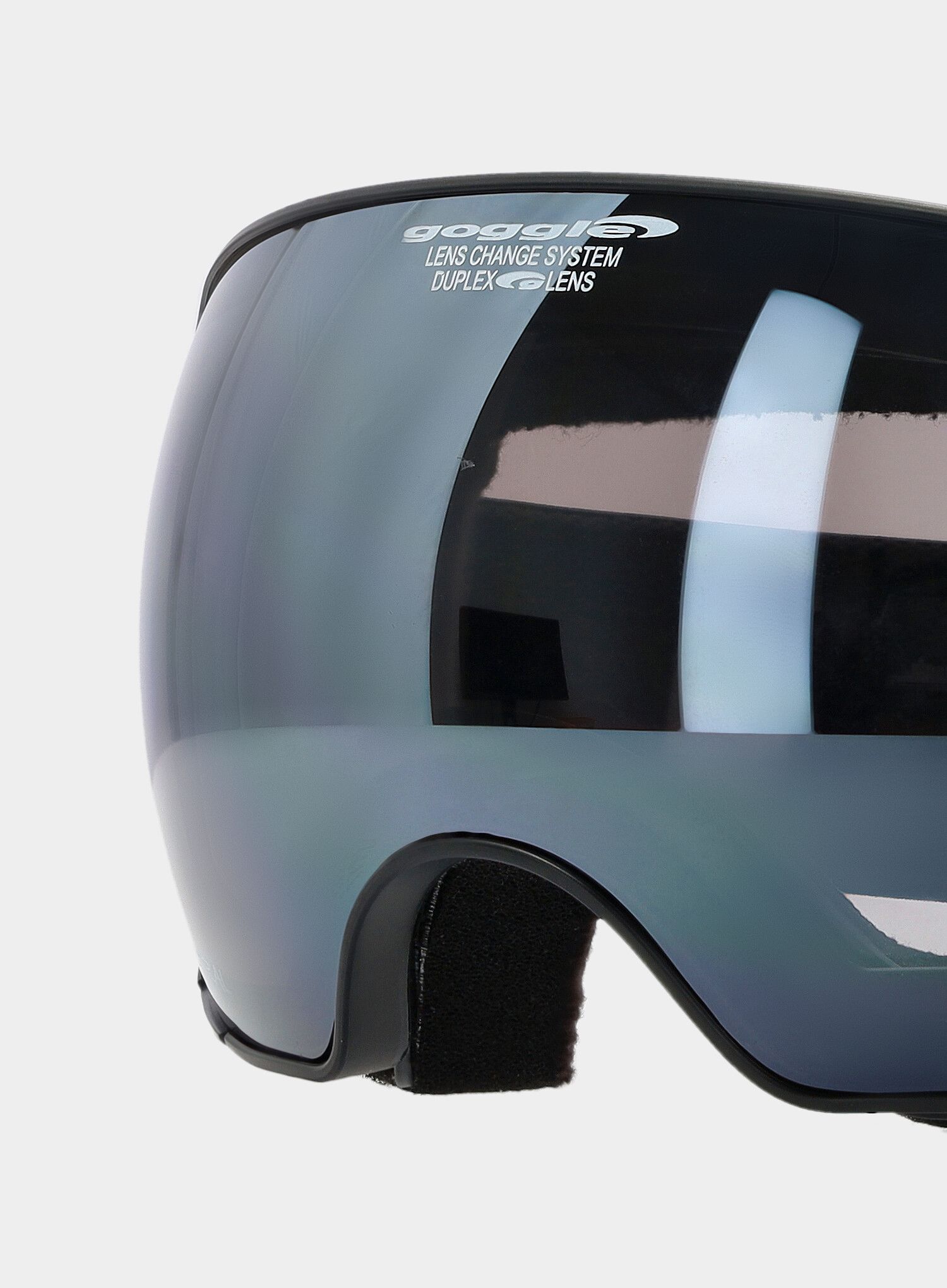 Skijaške naočale GOG Astral - black - CAT 2 silver mirror