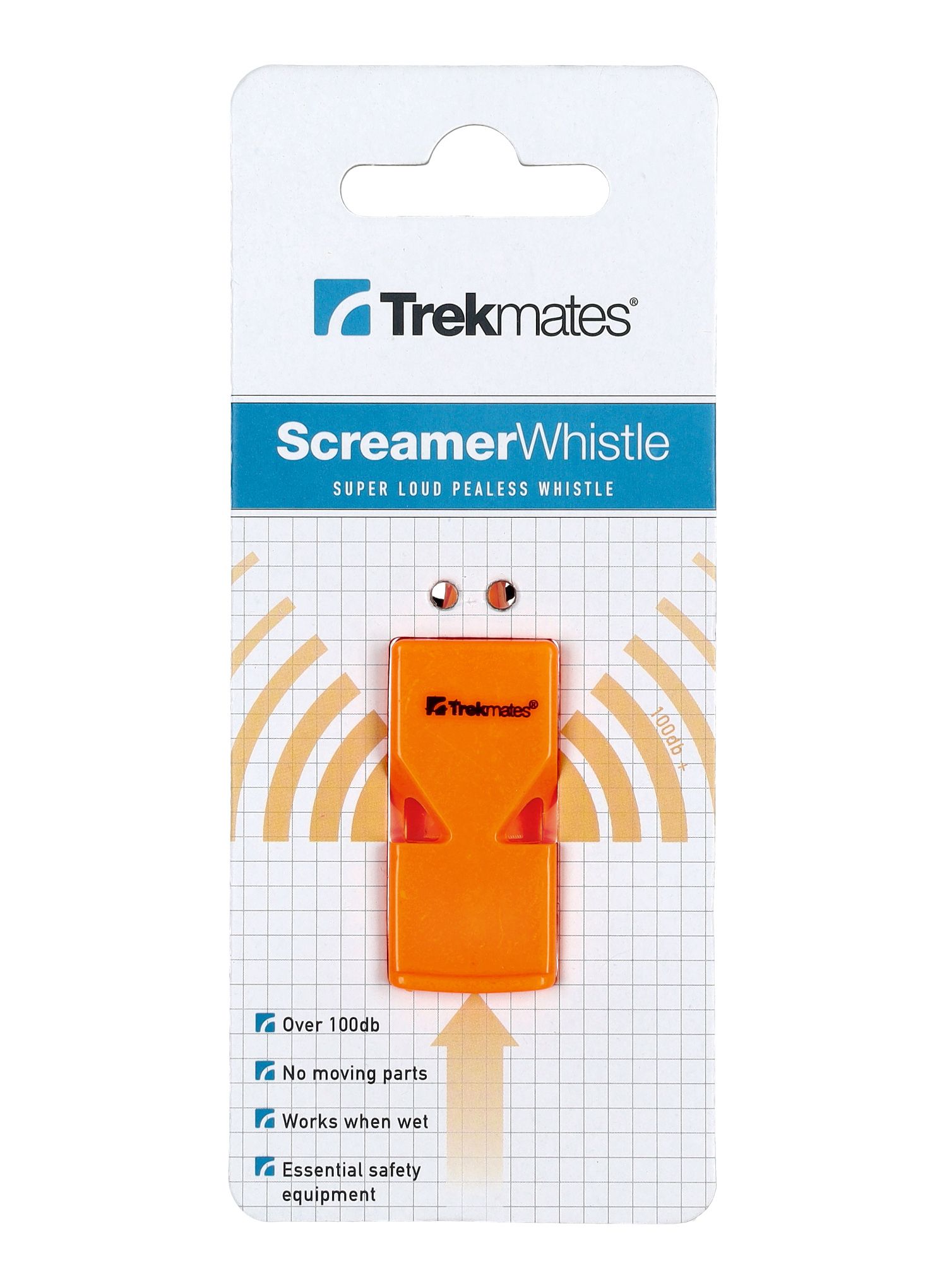 Zviždaljka Trekmates Screamer Whistle - orange