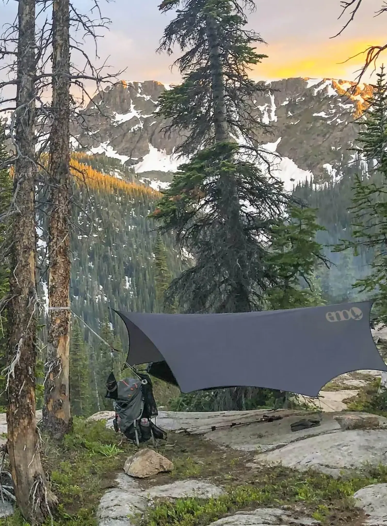 Viseća mreža ENO JungleLink Hammock System - charcoal/evergreen