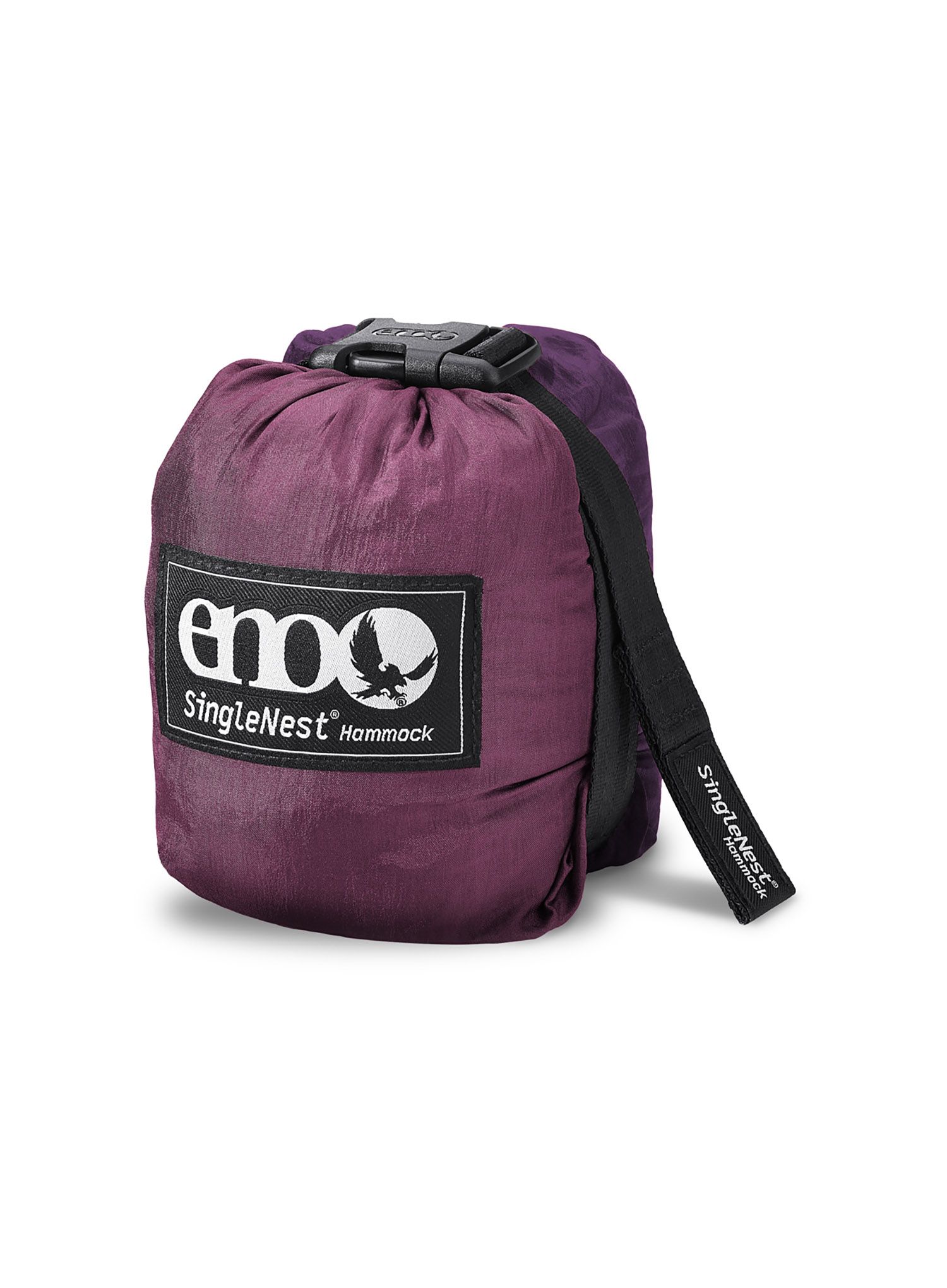 Biciklistička viseća mreža ENO SingleNest Hammock - berry/plum