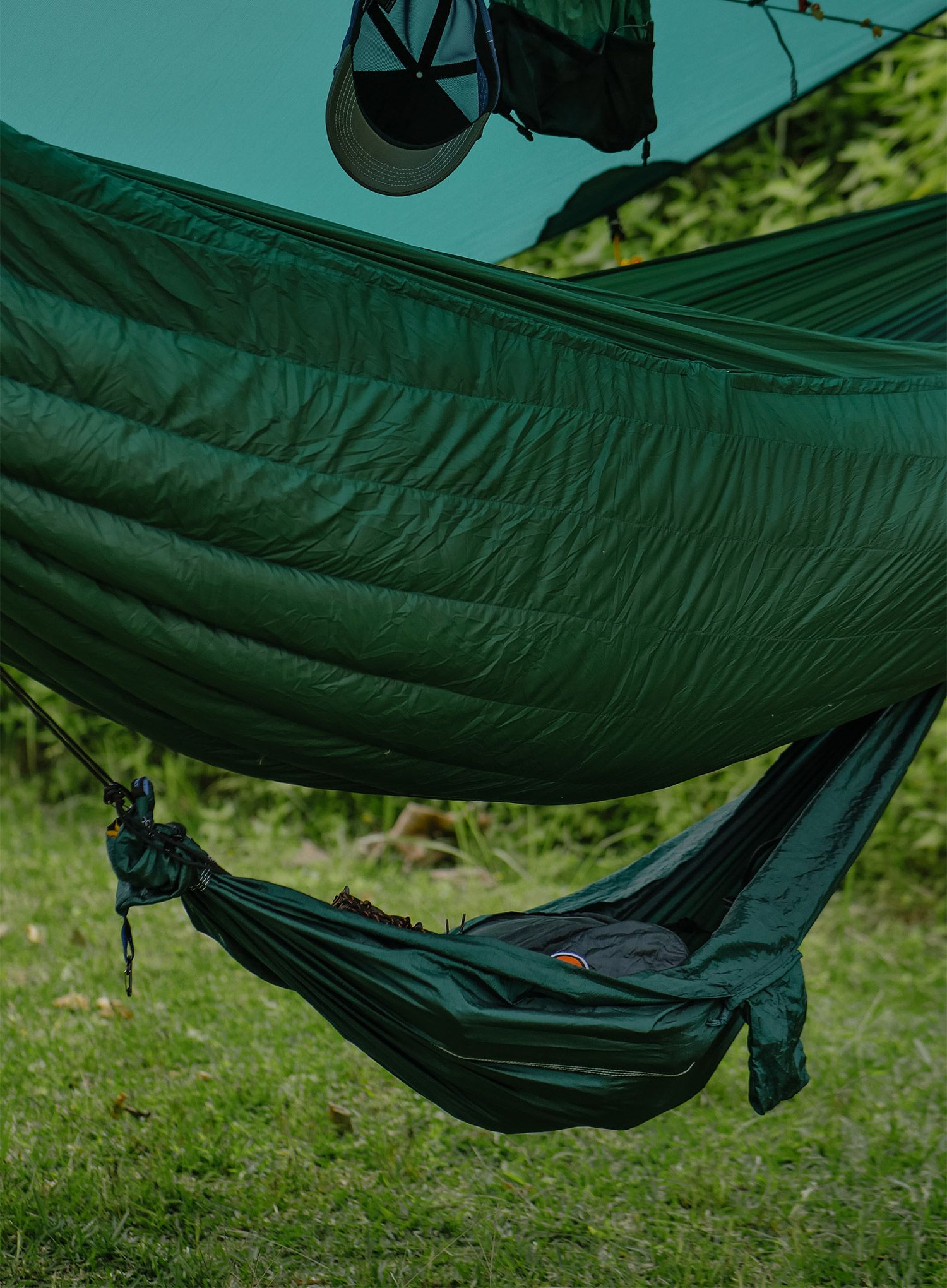 Viseća mreža Ticket To The Moon Mini Hammock - emerald green