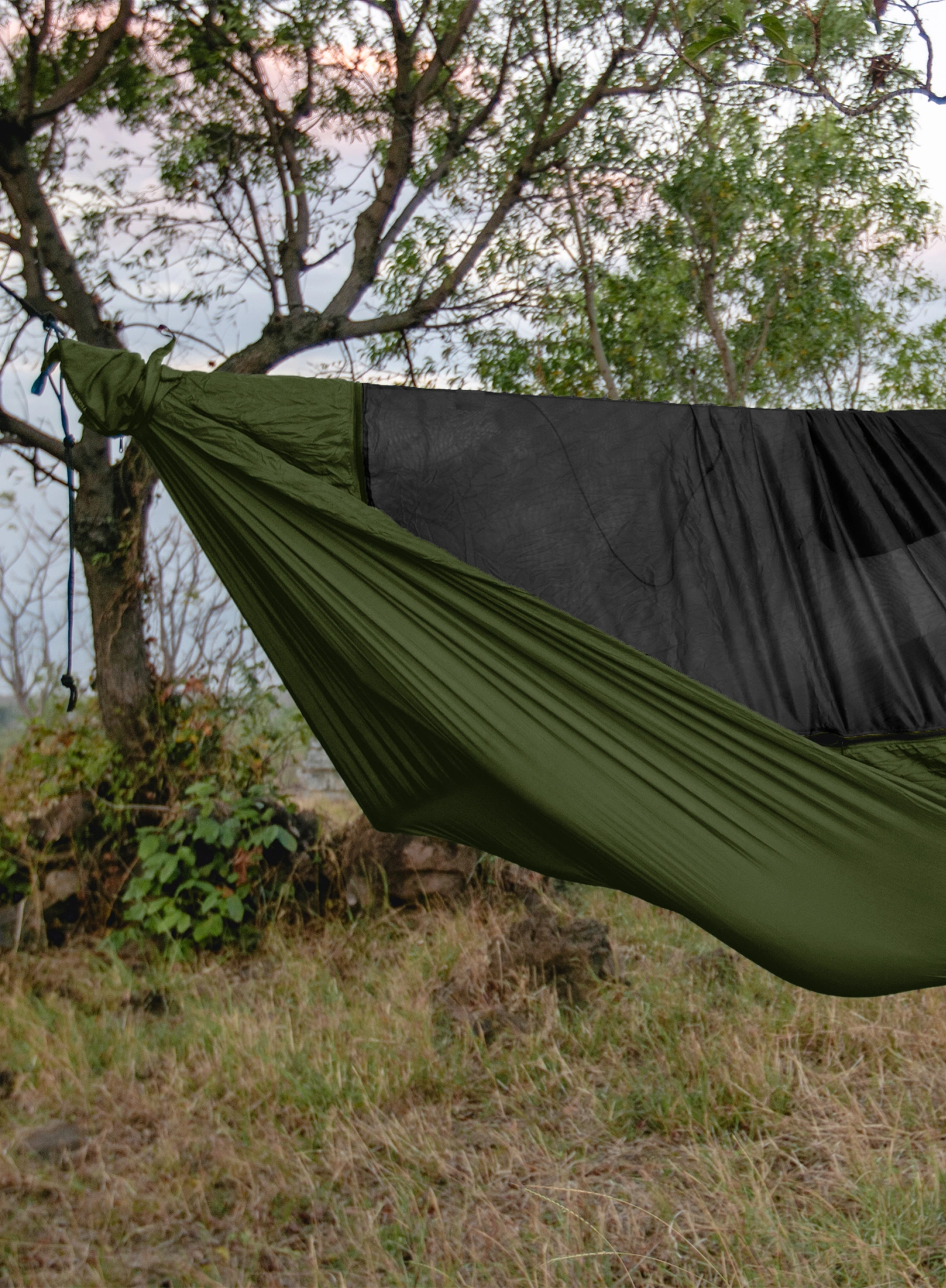 Viseća mreža Ticket To The Moon Pro Hammock - army green/black