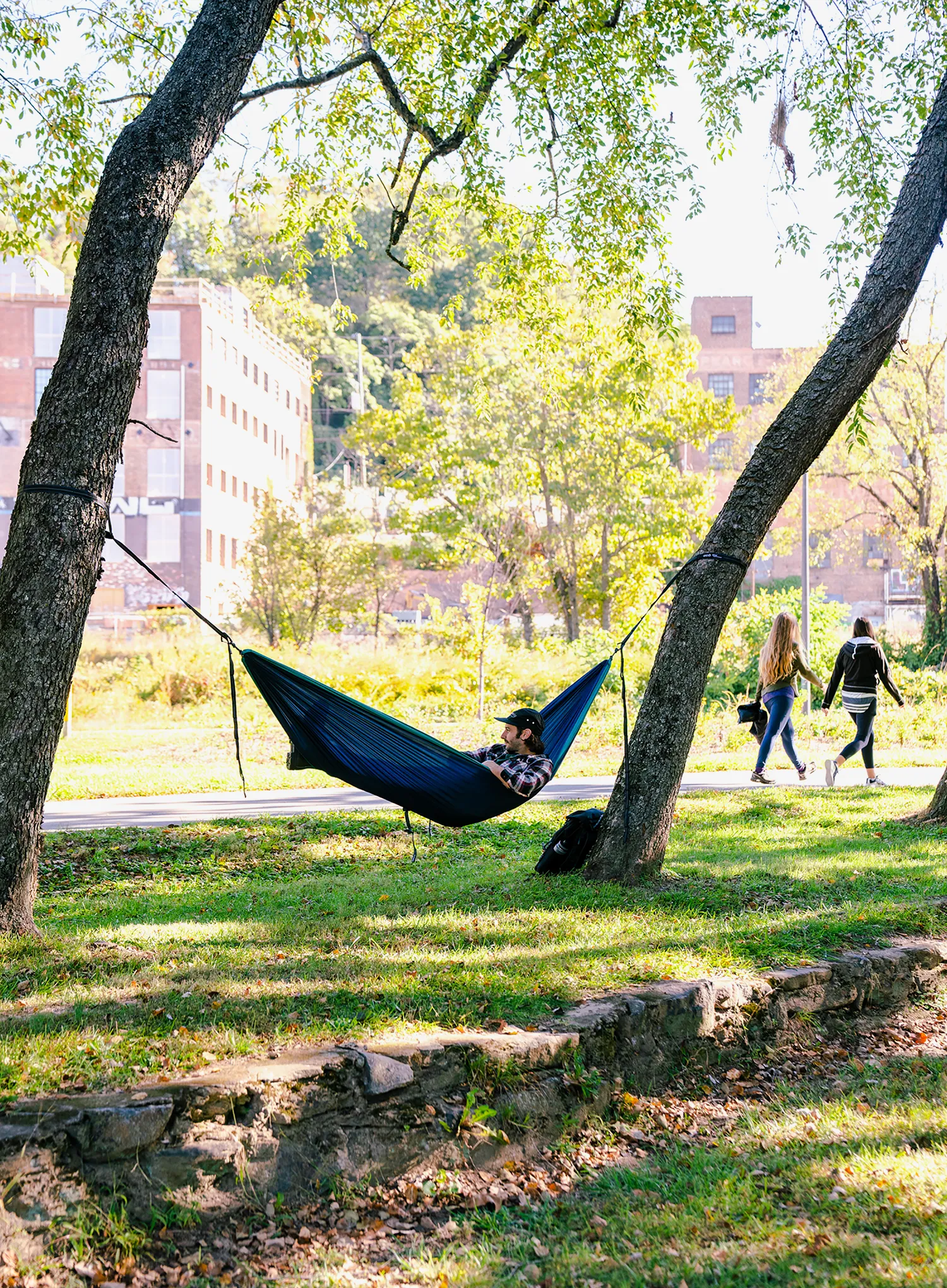 Viseća mreža ENO DoubleNest Hammock - navy/seafoam