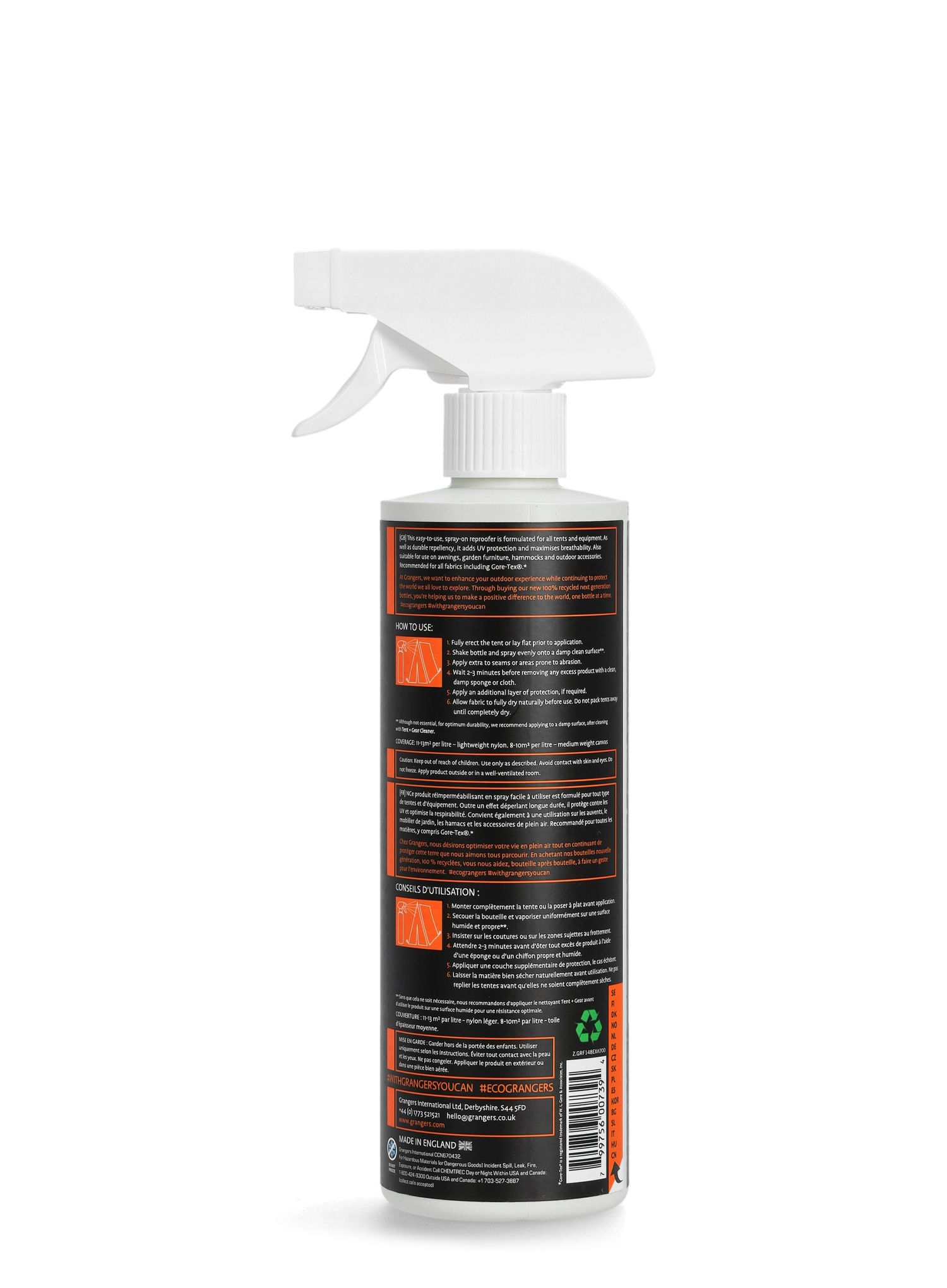 Impregnat Grangers Tent and Gear Repel 500ml
