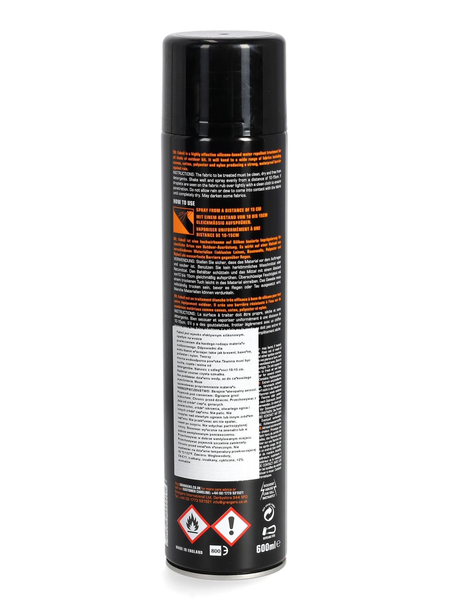 Impregnat za šatore Grangers Fabsil Universal Protector 600 ml