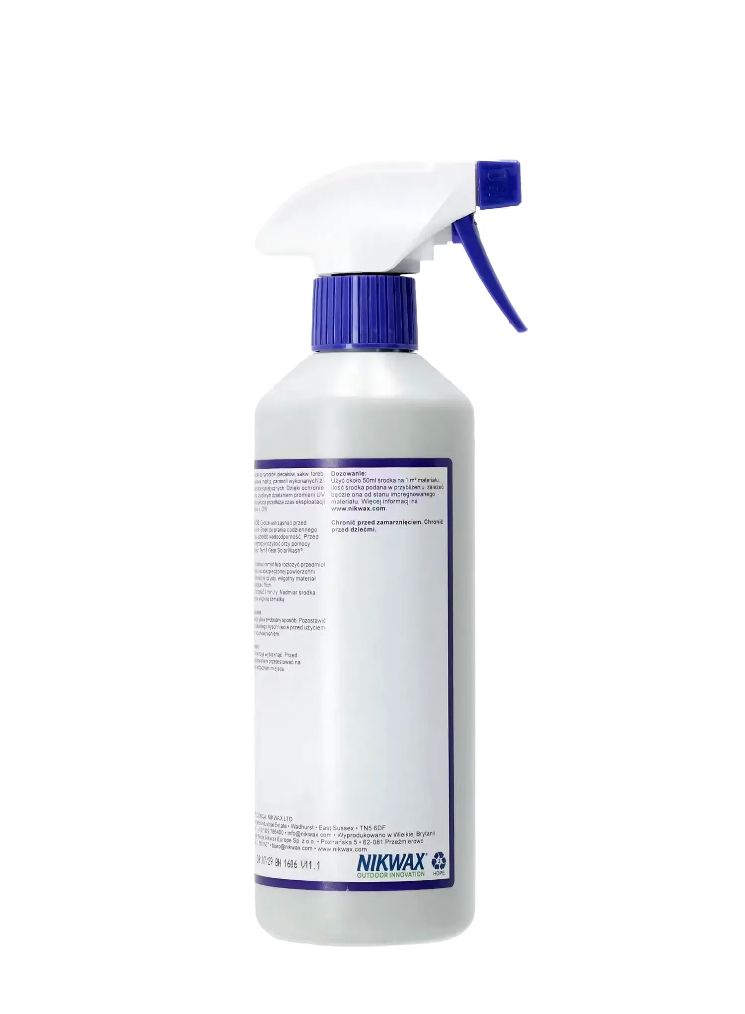 Impregnat za šatore Nikwax Tent&Gear SolarProof 500 ml