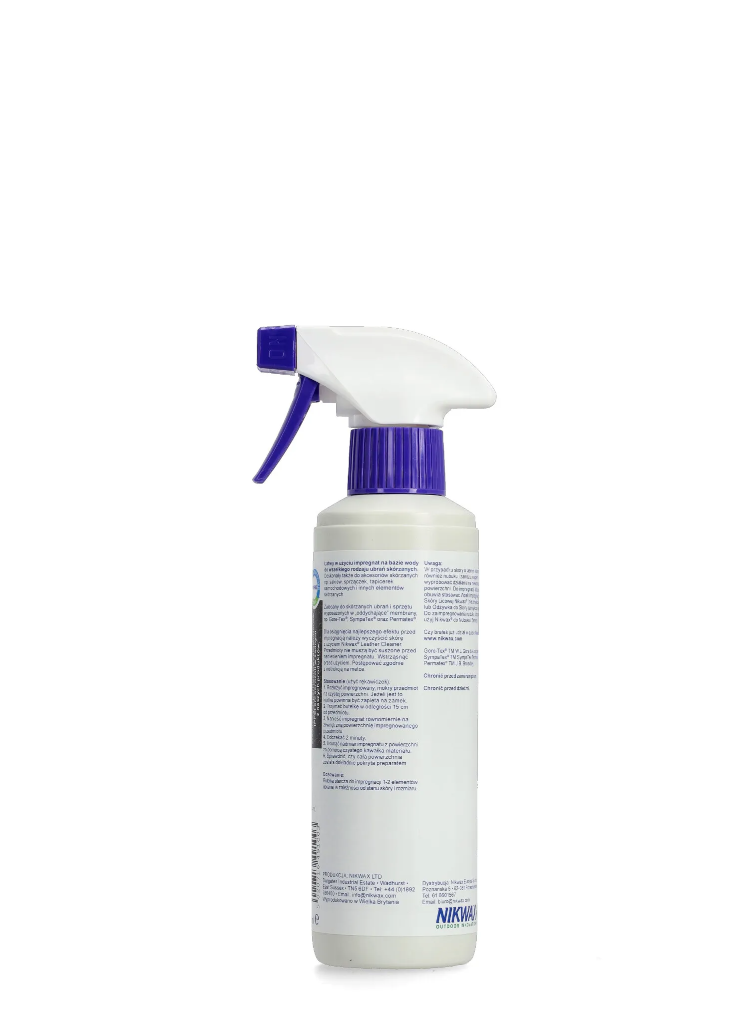 Impregnat Nikwax Leather Restorer Spray-On 300 ml