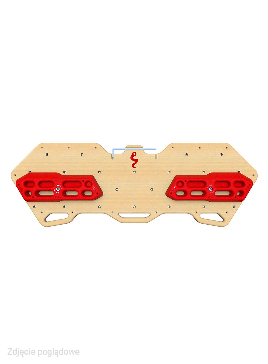 Daska za trening za penjanje Max Climbing Spinchboard - red