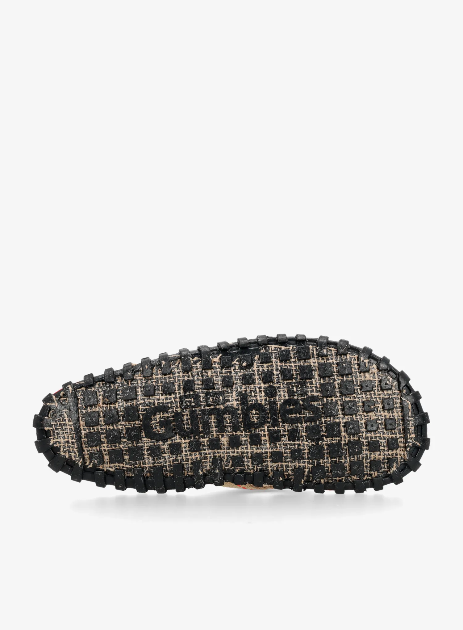 Japanke Gumbies Islander Flip-Flops - denim hibiscus