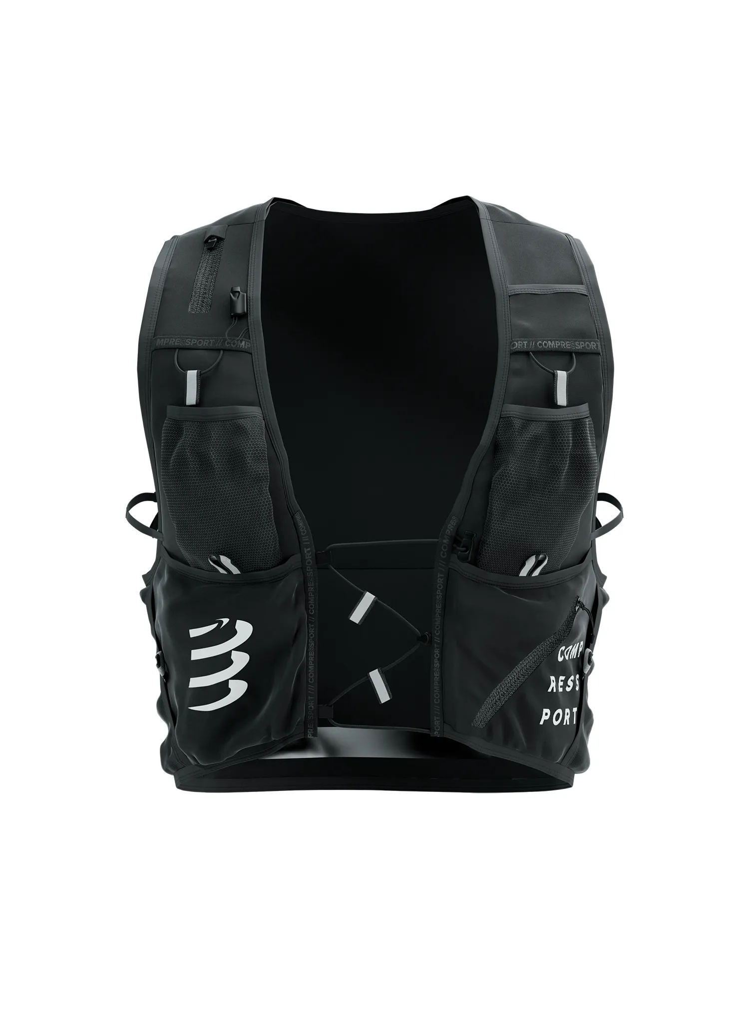 Prsluk za trčanje Compressport Ultrun Evo 10 Pack - black