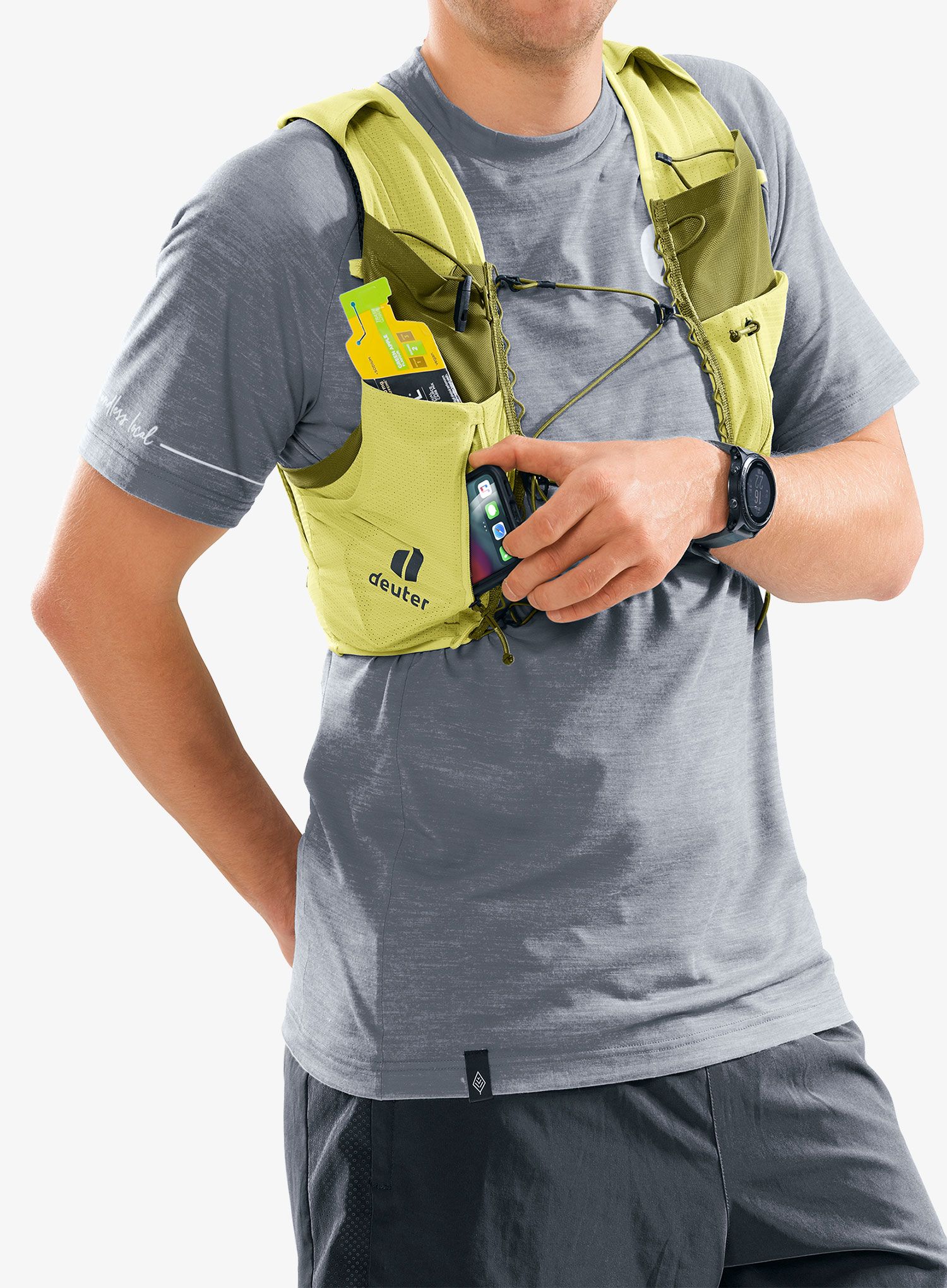 Prsluk za trčanje Deuter Traick 5 - sprout/cactus