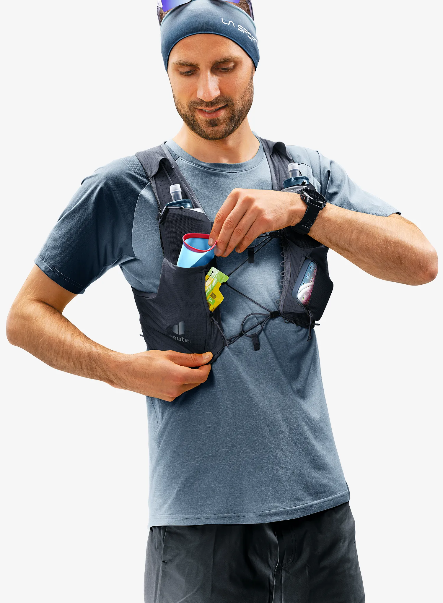 Prsluk za trčanje Deuter Traick 9 - black