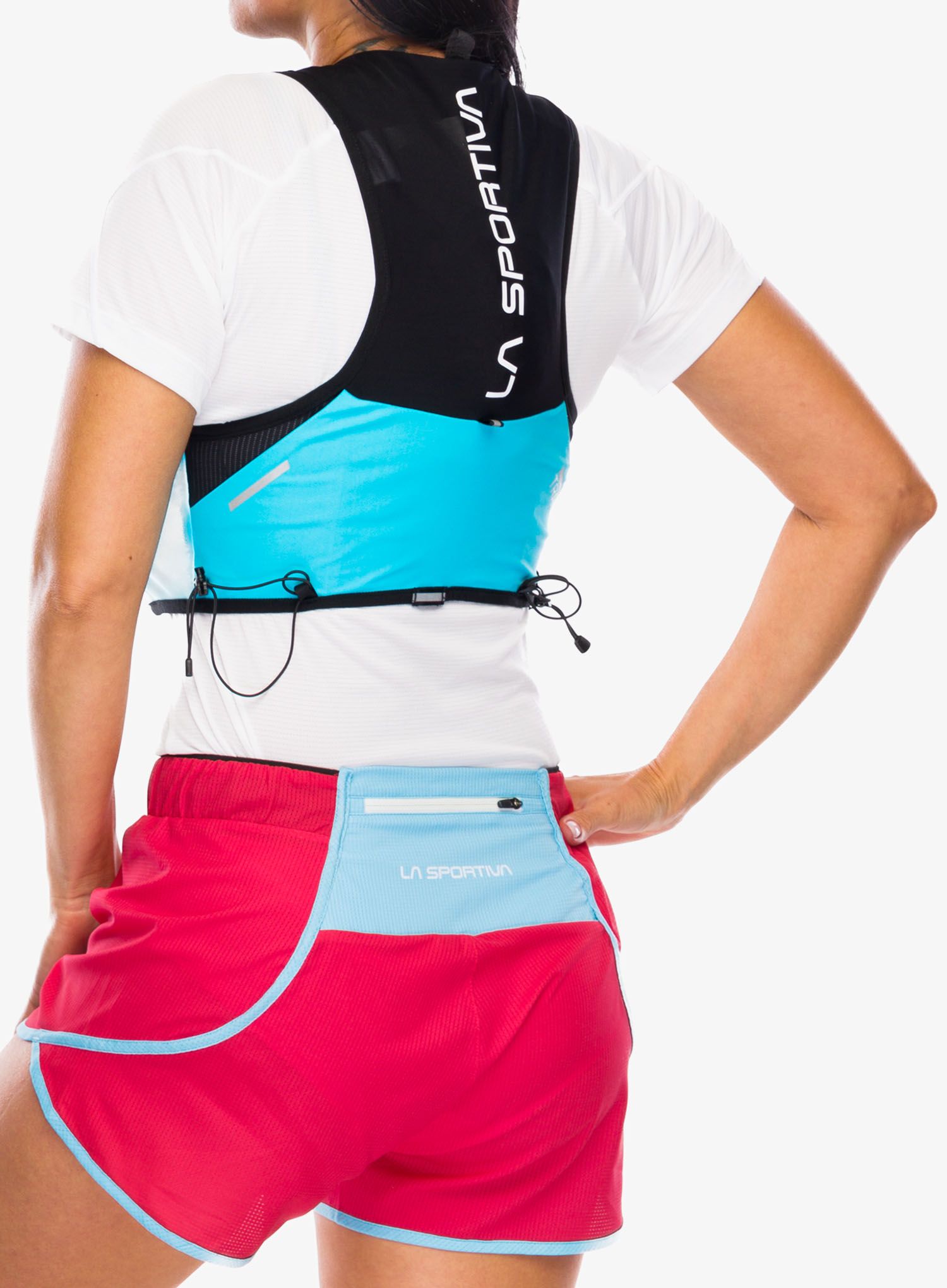 Prsluk za trčanje La Sportiva Trail Vest 5L  - malibu blue/hibiscus