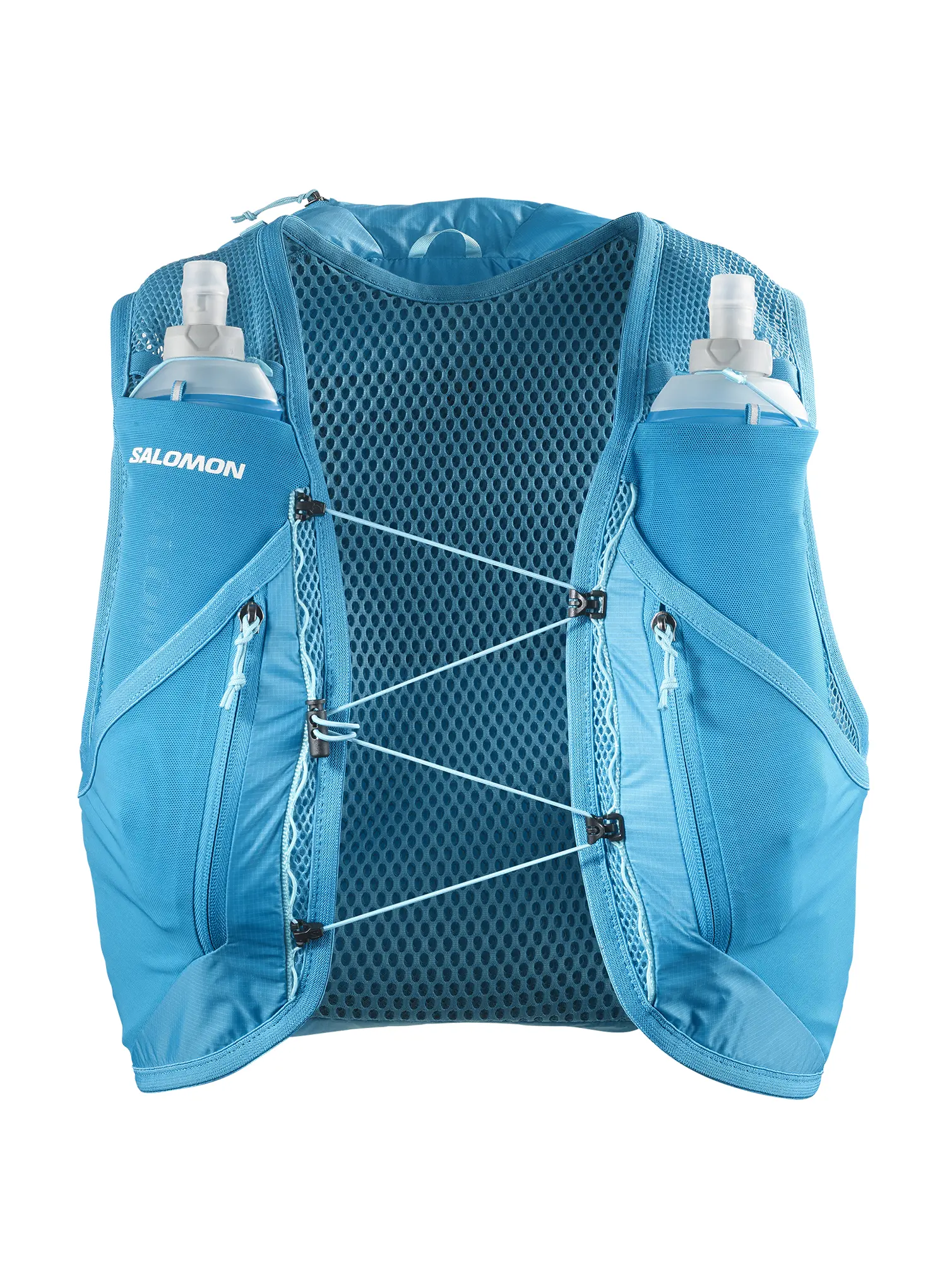 Prsluk za trčanje Salomon Active Skin 12 Set - blue danube/blue curacao