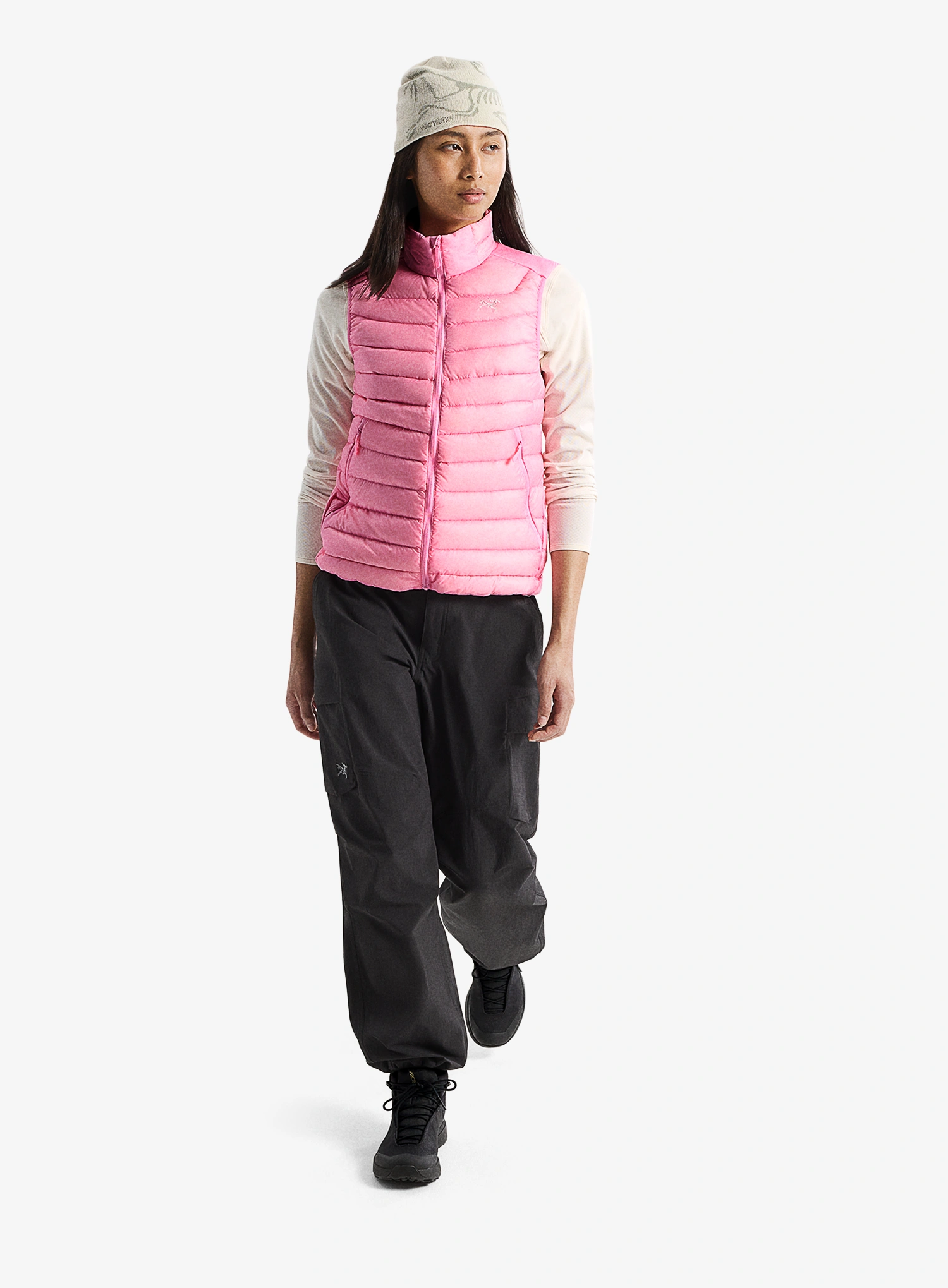 Ženski prsluk Arcteryx Cerium Vest - pineberry