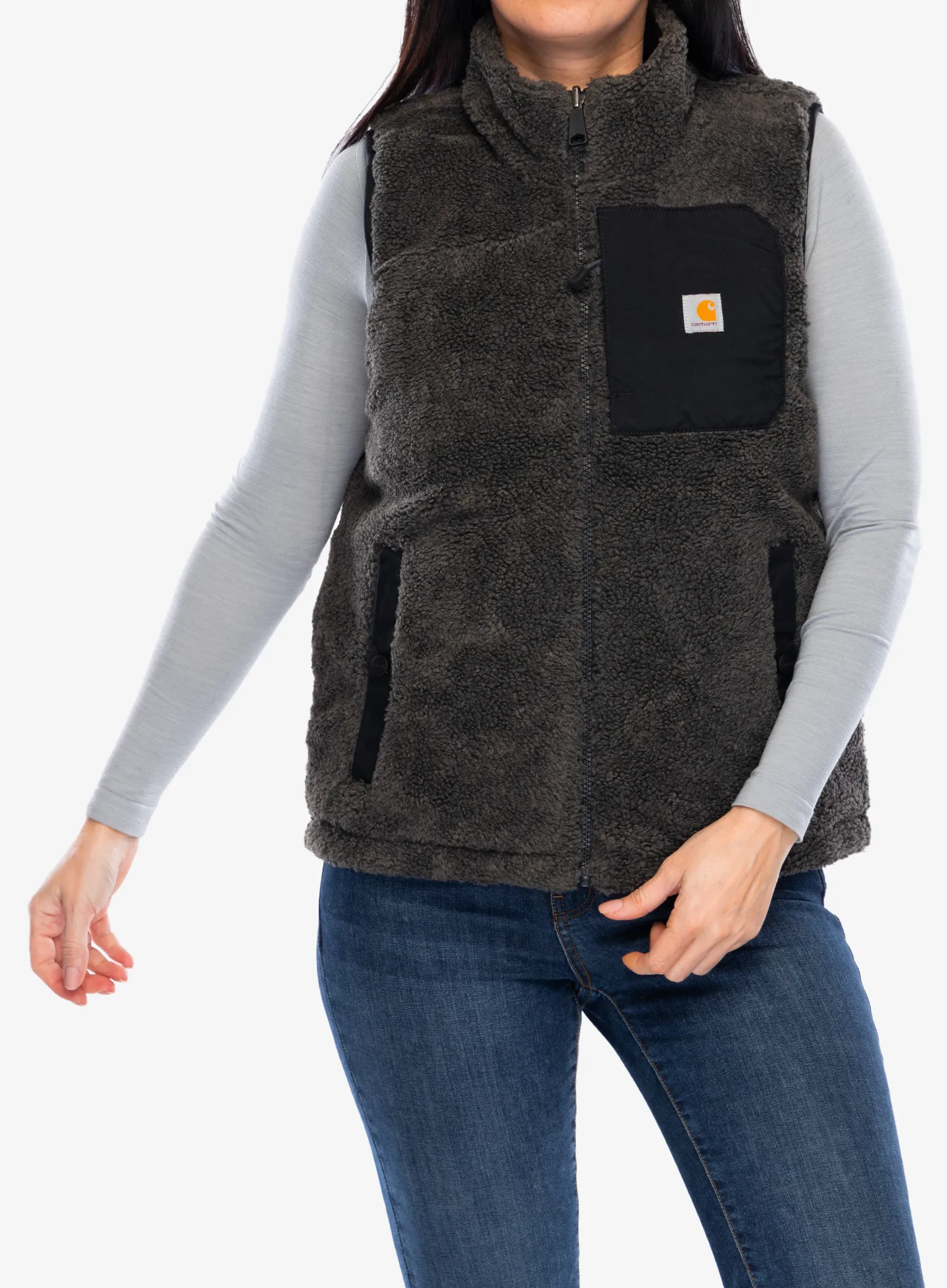 Ženski prsluk Carhartt Relaxed Fit Montana Insulated Vest - black