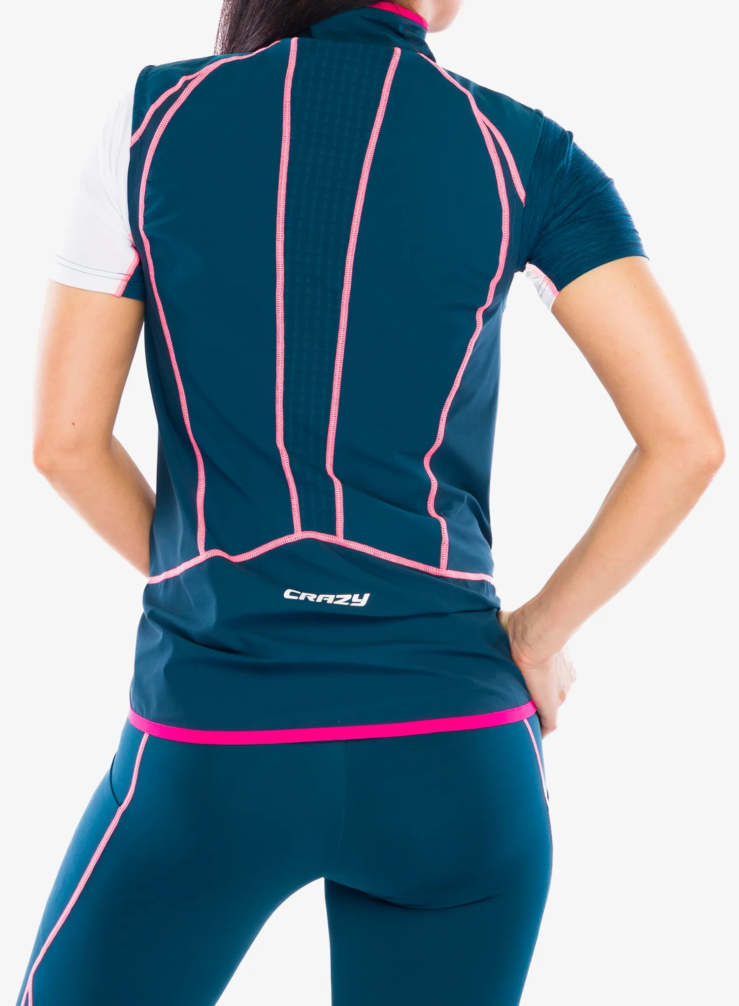 Ženski prsluk Crazy Vest Alpinstar Light - coralin