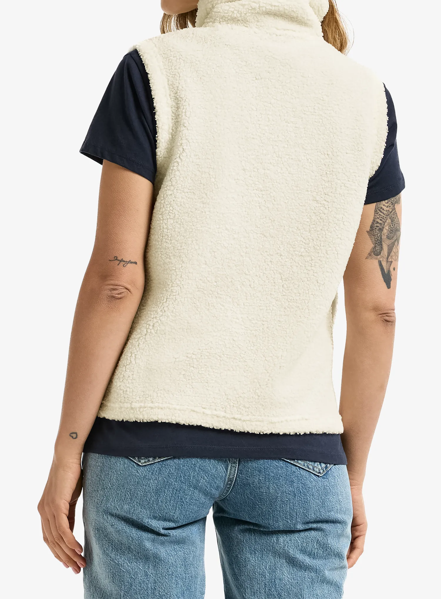 Ženski prsluk Didriksons Kiana Vest - white foam