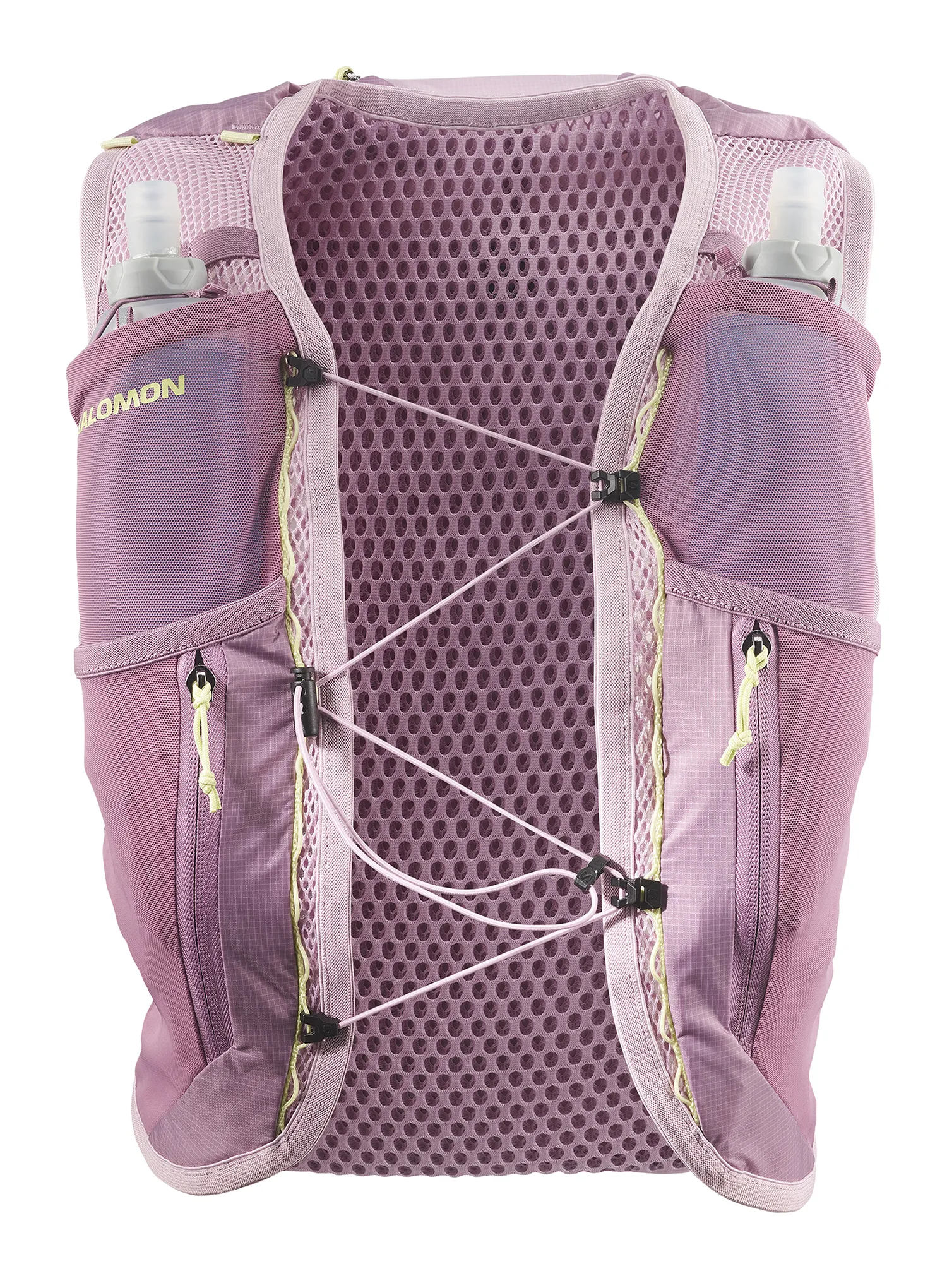 Ženski prsluk za trčanje Salomon Active Skin 12 Set - dawn pink/dusky/butterfly