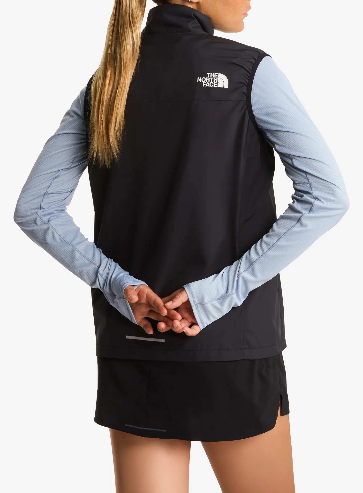 Ženski prsluk za trčanje The North Face Fontanales Wind Vest - tnf black