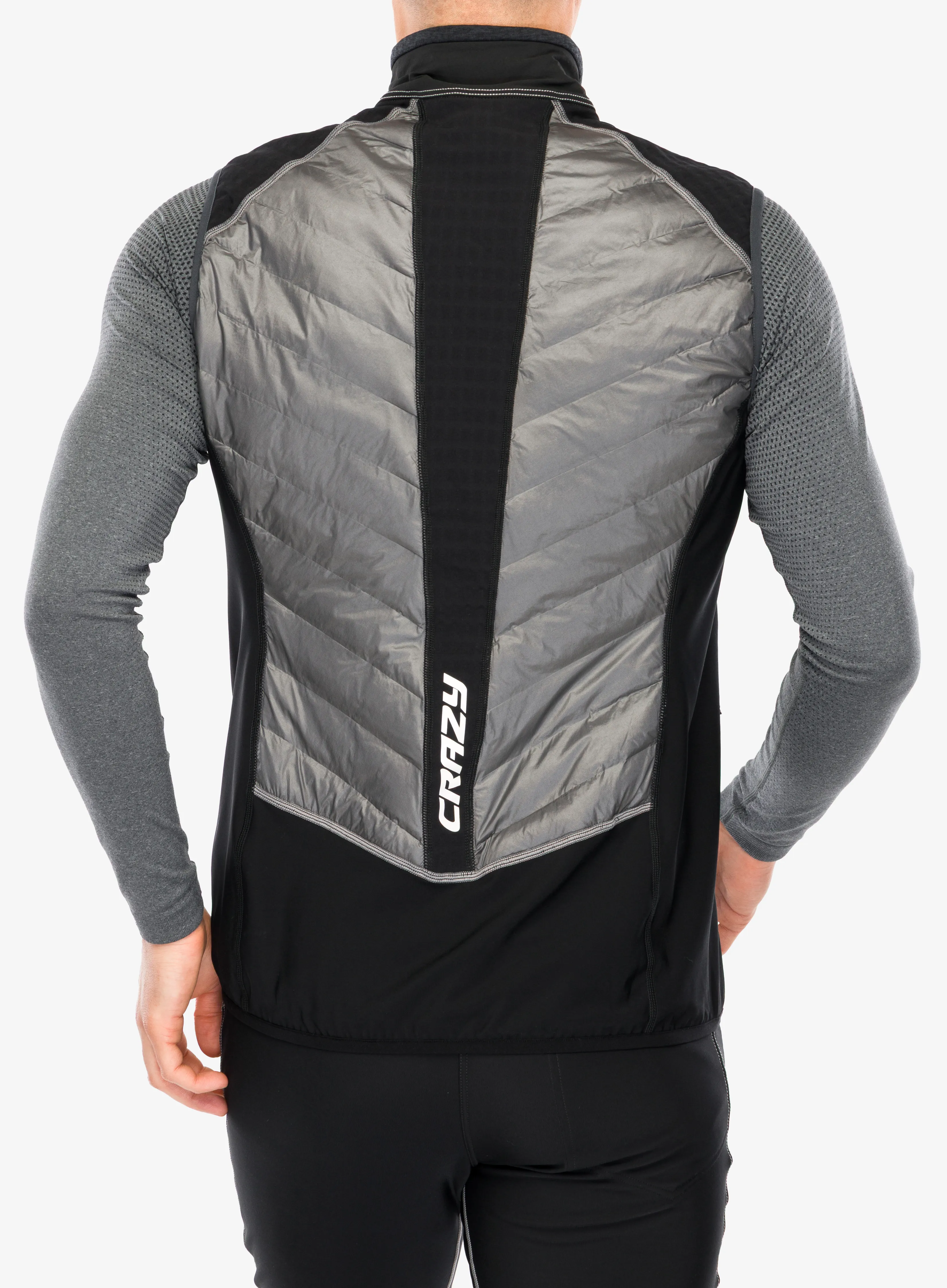 Prsluk s postavom Crazy Vest Flame - black