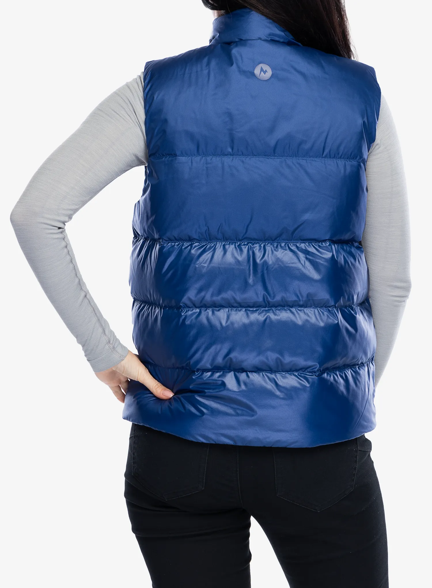 Ženski perjani prsluk Marmot Guides Down Vest - twilight blue