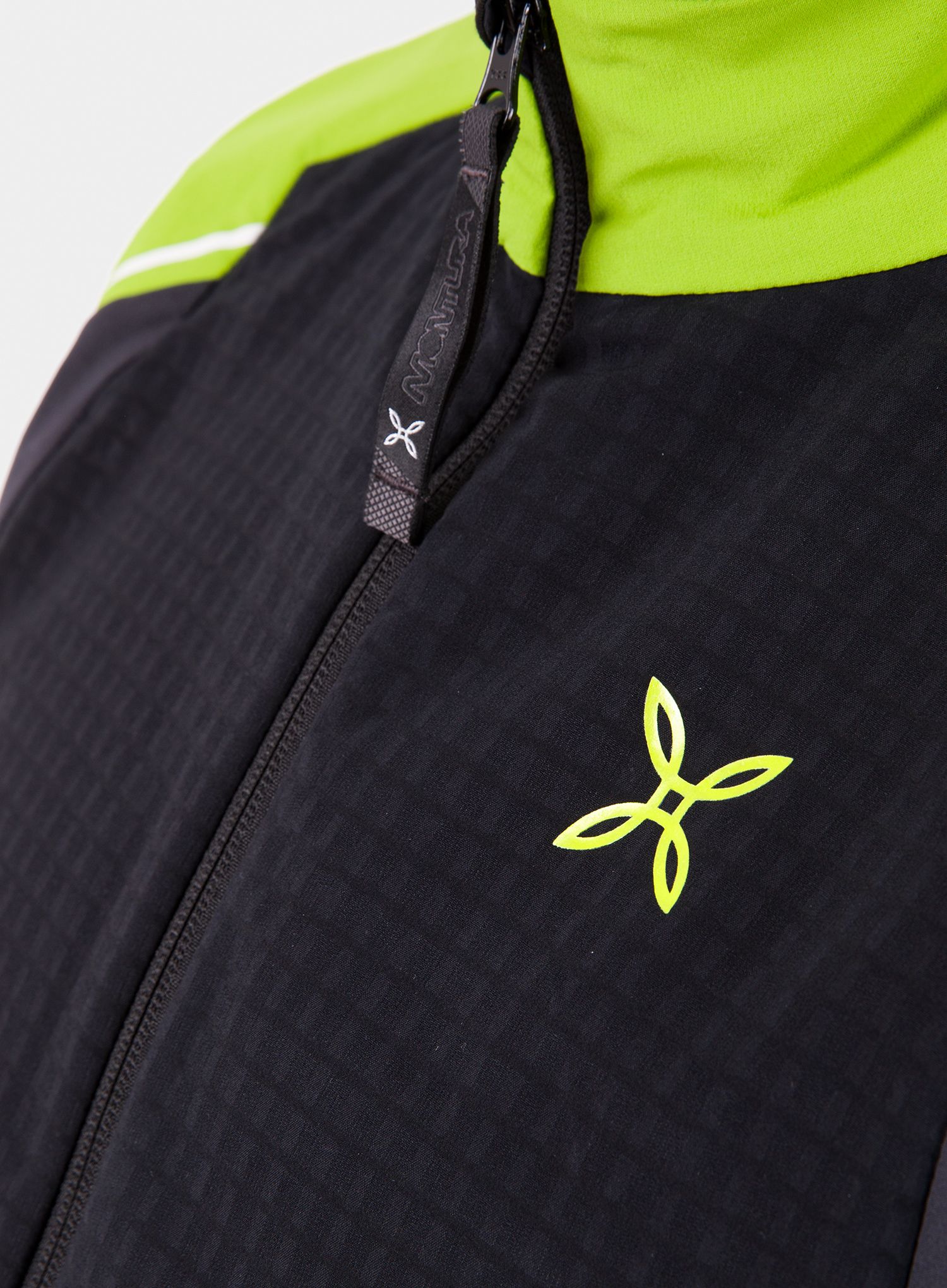Prsluk Montura Wind Revolution Vest - black/acid green
