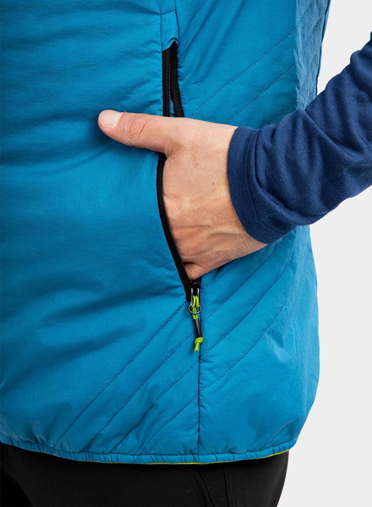 Prsluk Montura Connect Pro Vest - teal blue/acid green