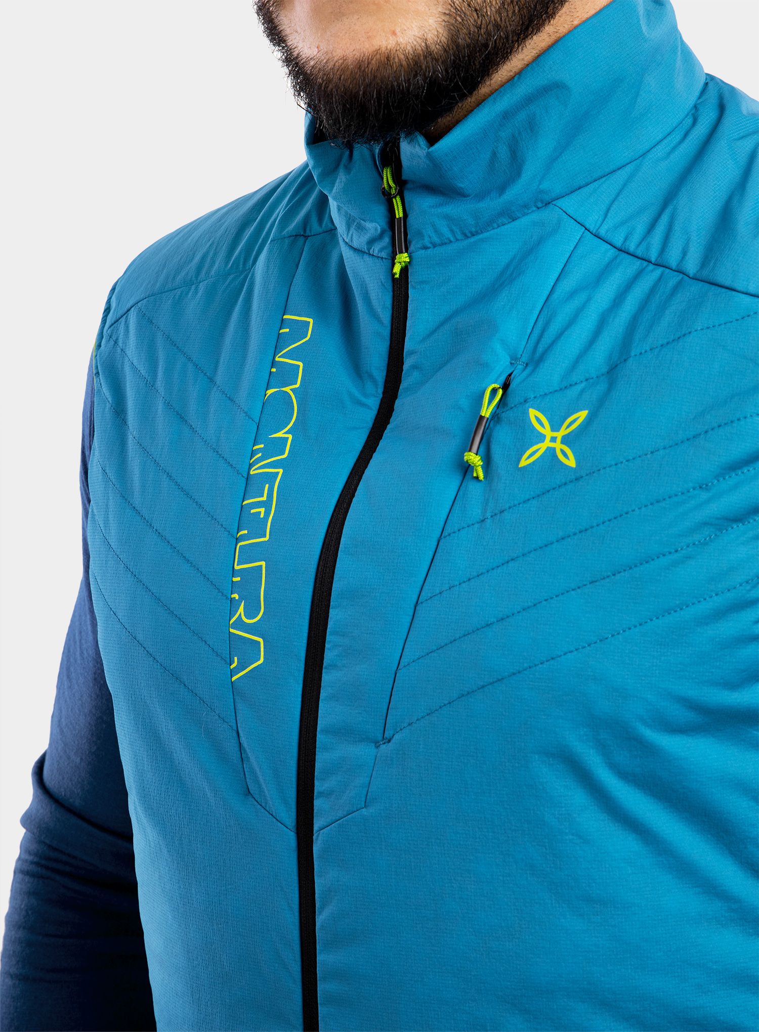 Prsluk Montura Connect Pro Vest - teal blue/acid green